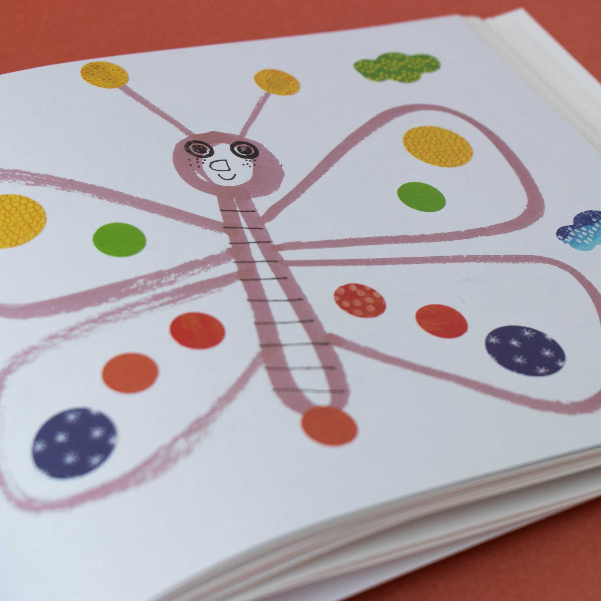 Londji Art & Stickers Activity Book Inside Butterfly Page