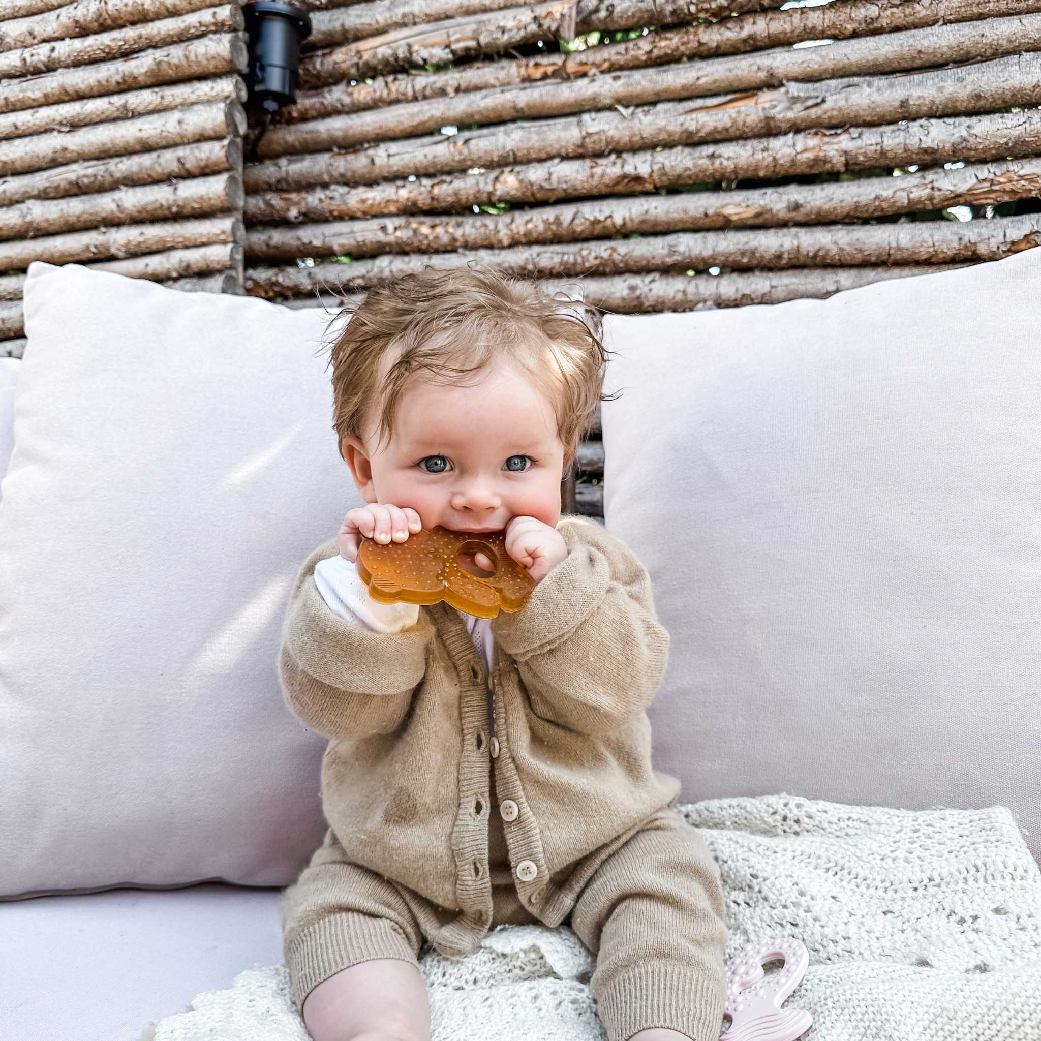 Baby Chewing Hevea Natural Rubber Teether