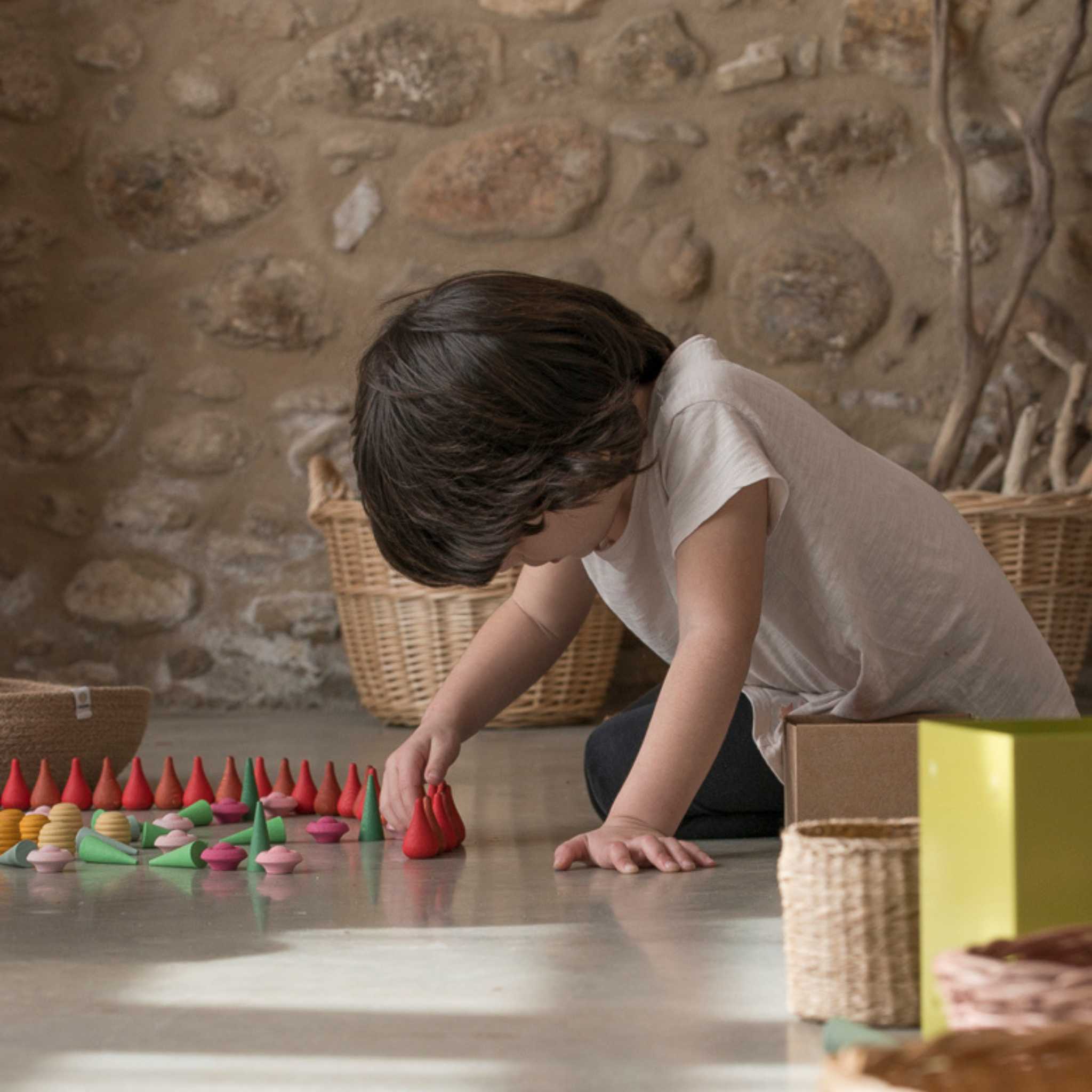Boy Playing With Grapat 36 x Mandala Fire