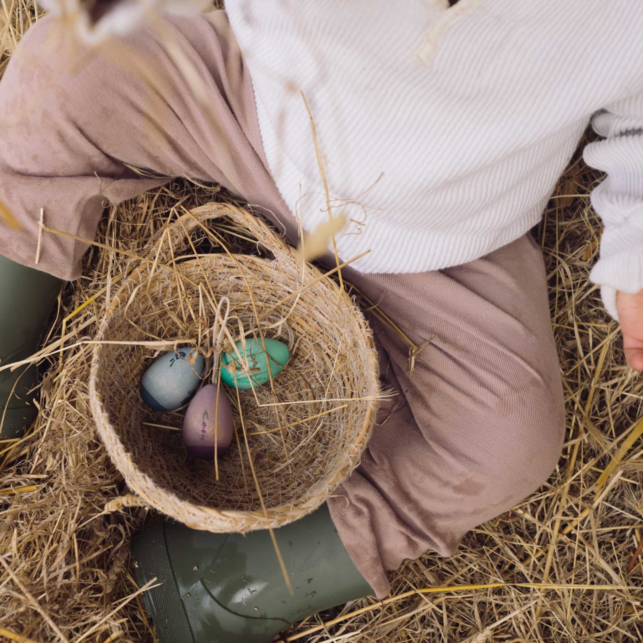 Boy with Basket and Grapat Aurora Eggs