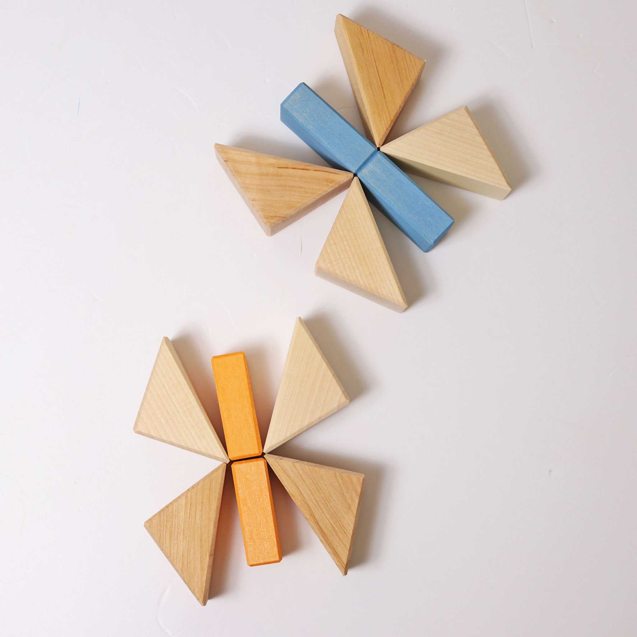 Butterflies From Grimm's Pastel Duo Building Blocks