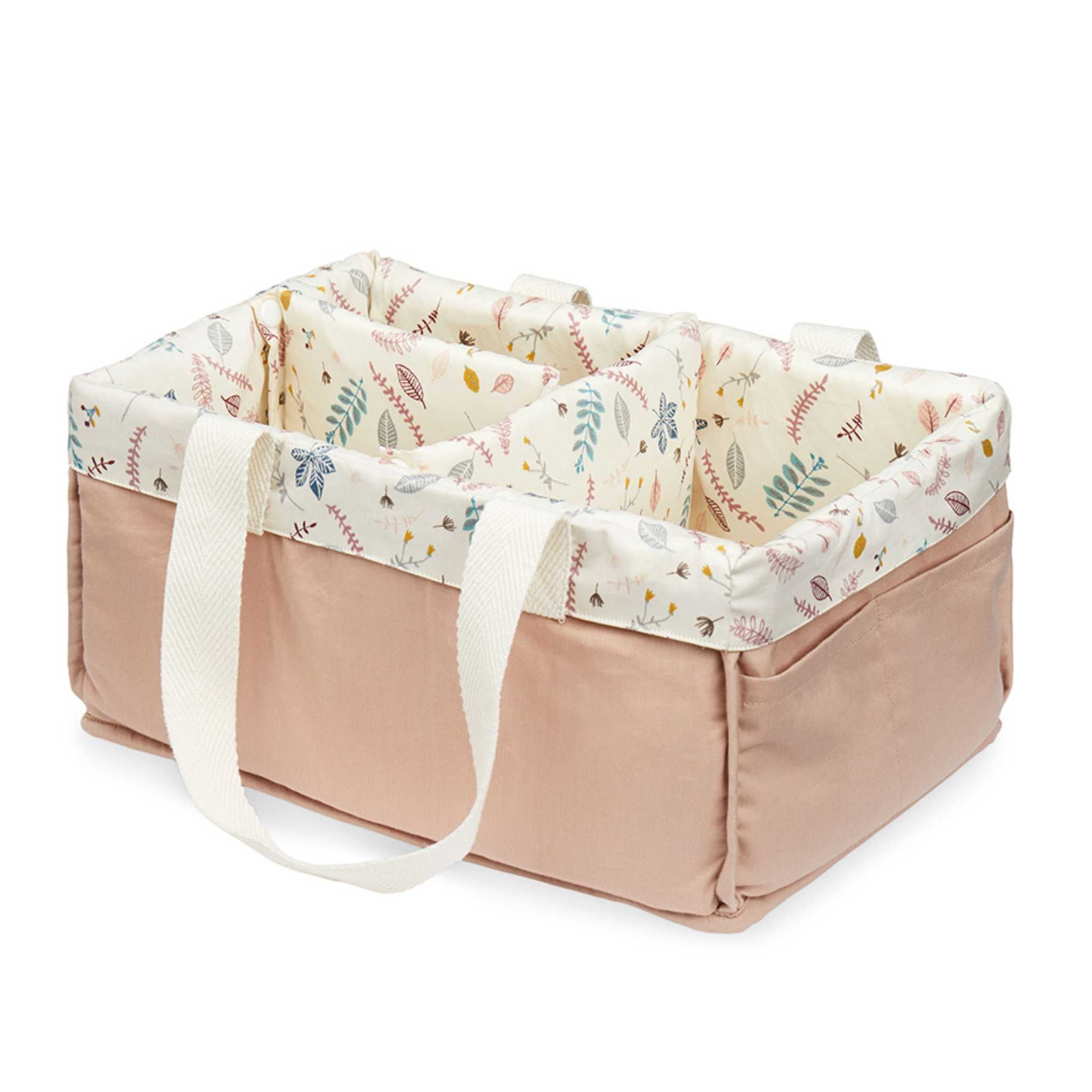 Diaper Caddy - Pressed Leaves