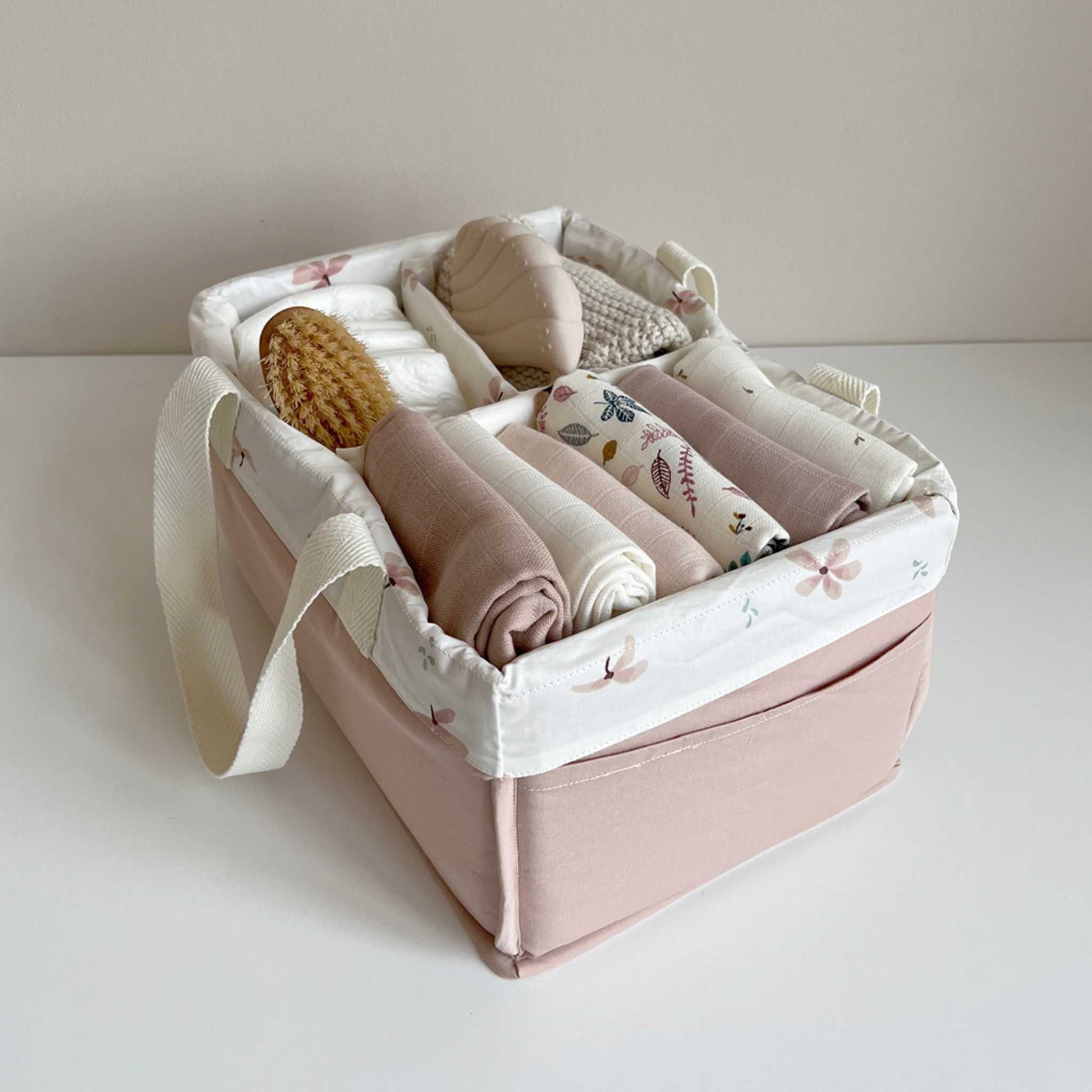 Cam Cam Diaper Caddy Windflower - Filled