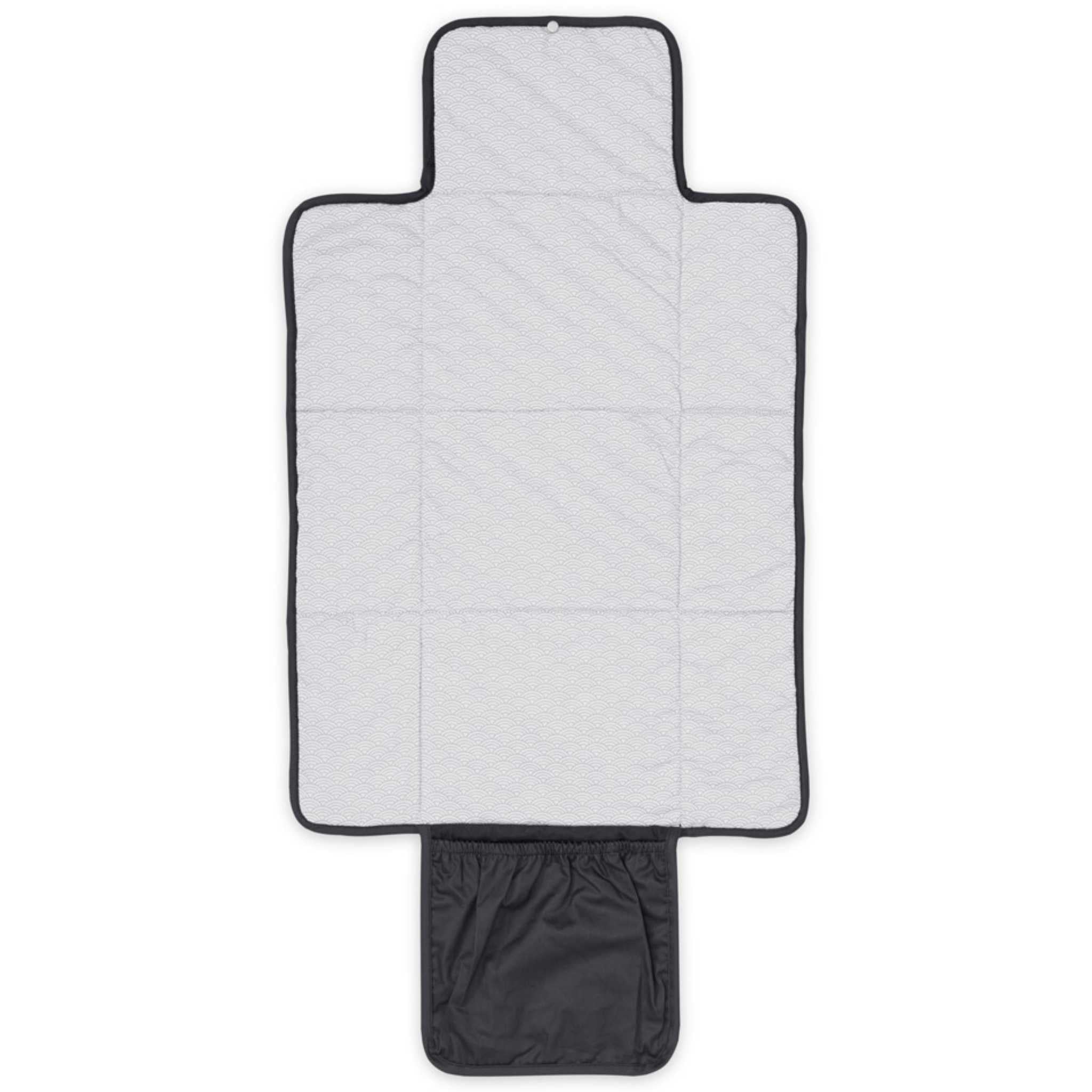 Cam Cam Quilted Changing Mat - Black - Inside