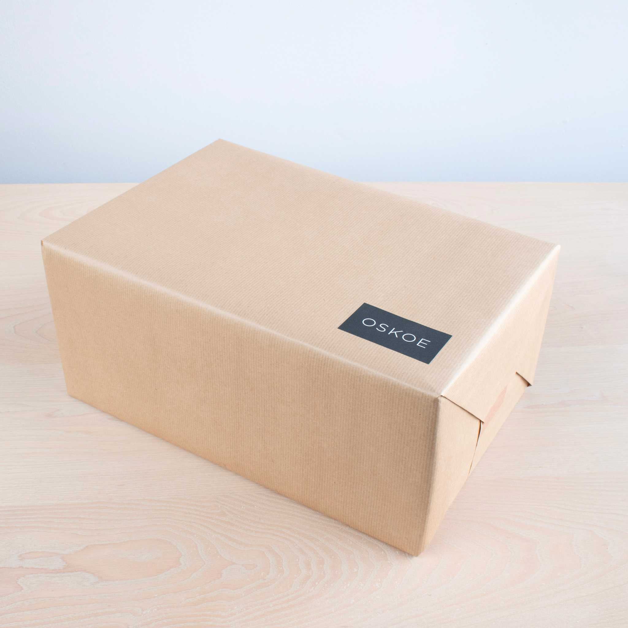 Capri Baby Textile Gift Box Wrapped in Kraft Paper