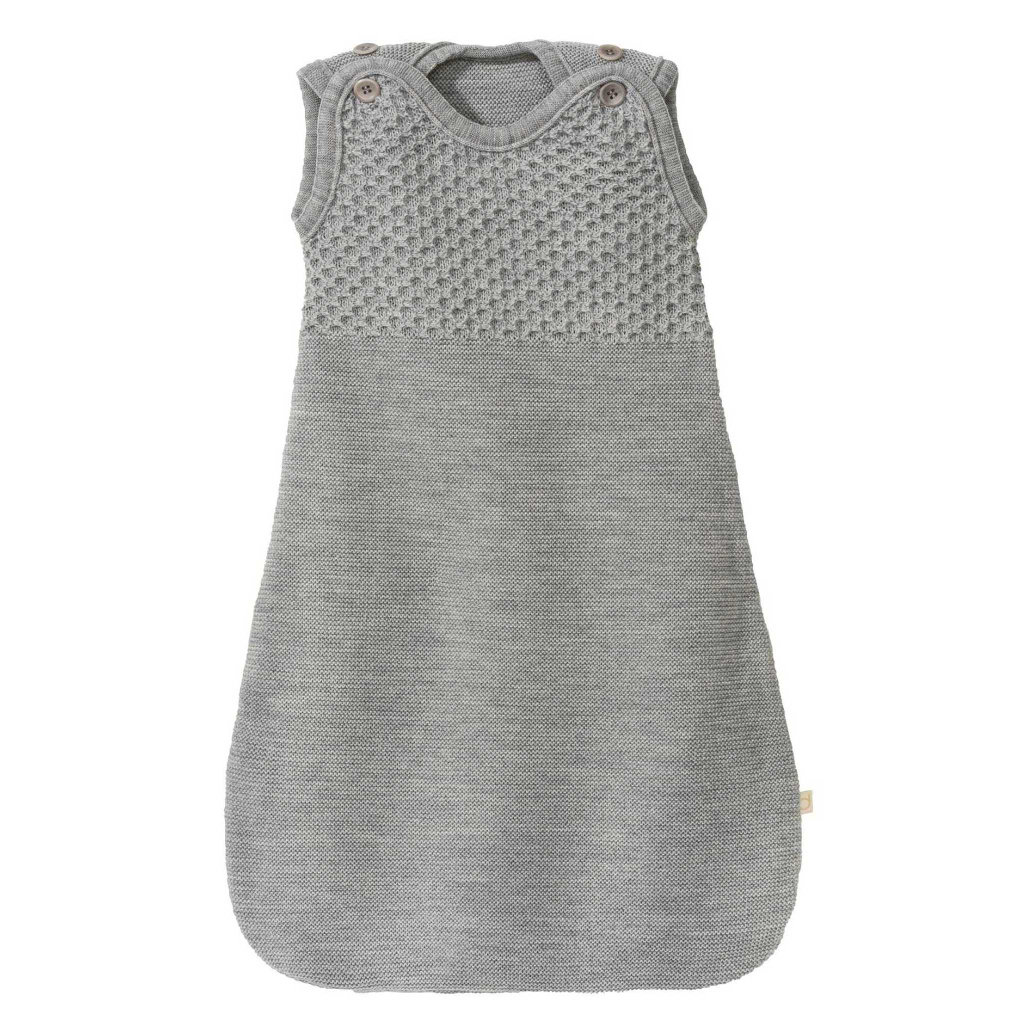Disana Sleeveless Merino Wool Sleeping Bag - Grey