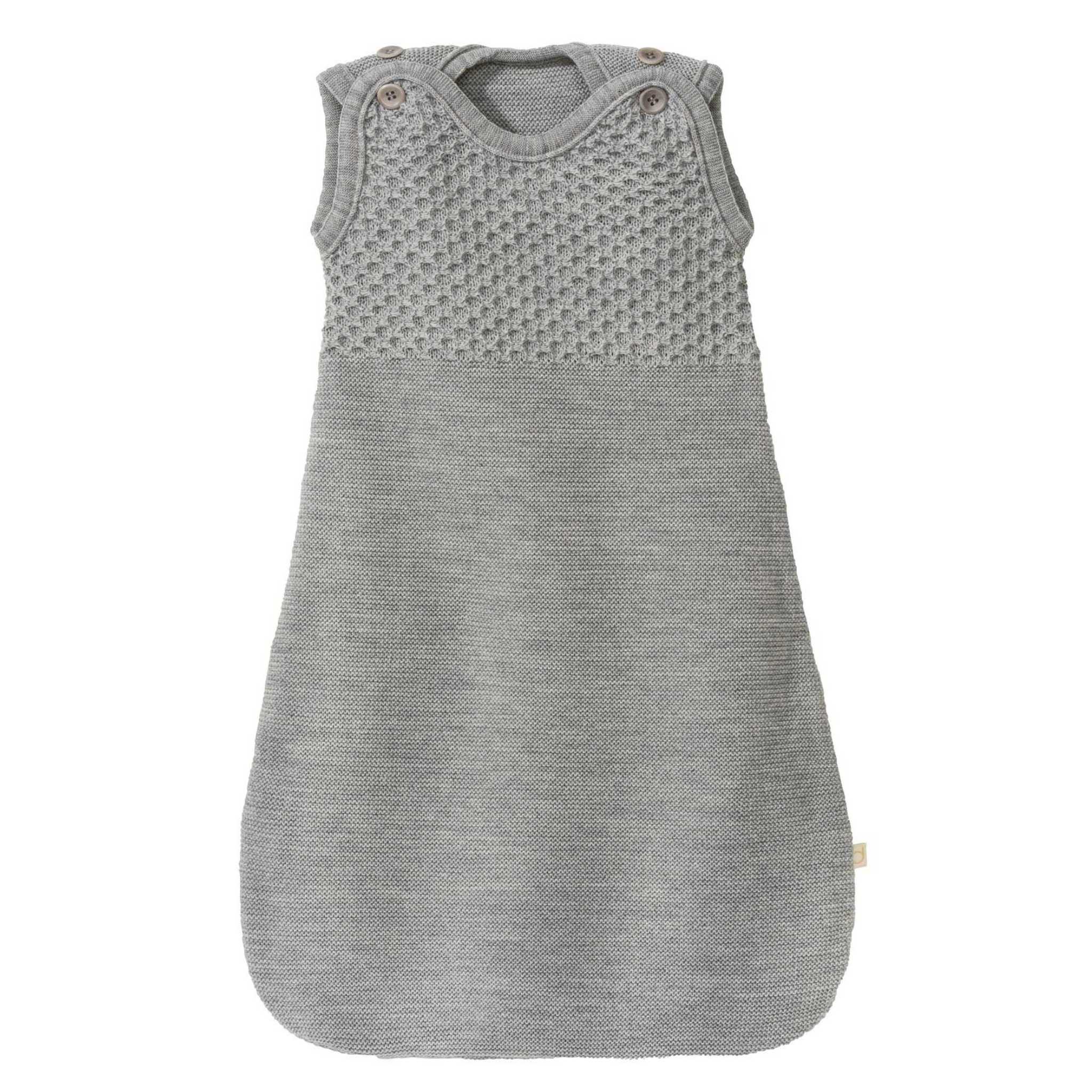 Disana Sleeveless Merino Wool Sleeping Bag - Grey 