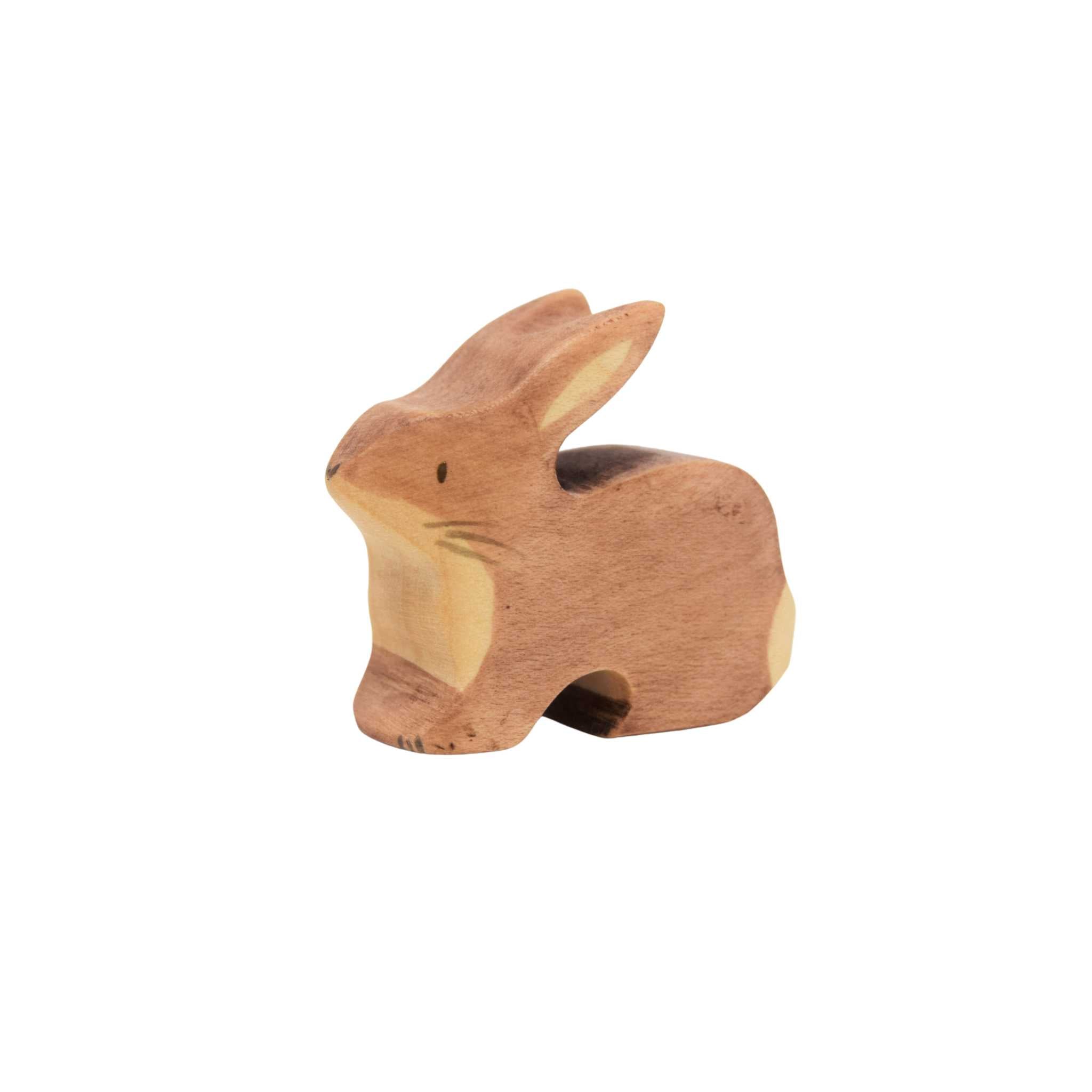 Eric & Albert Wooden Brown Rabbit