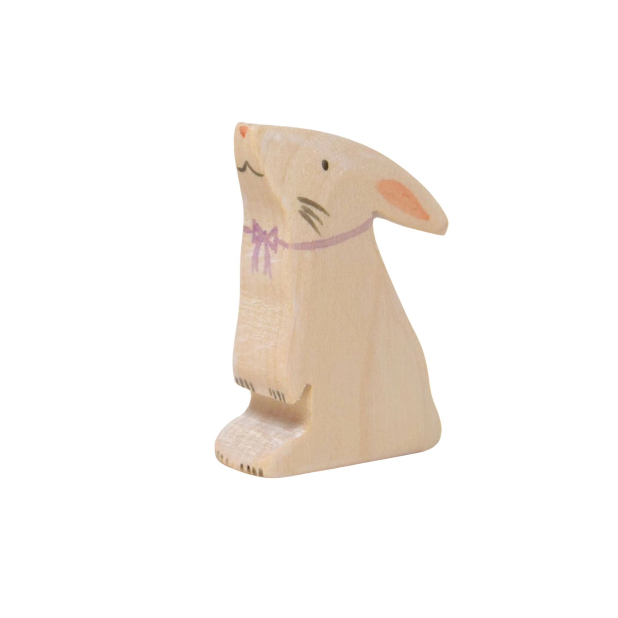 Eric & Albert Wooden Easter Bunny - Lilac