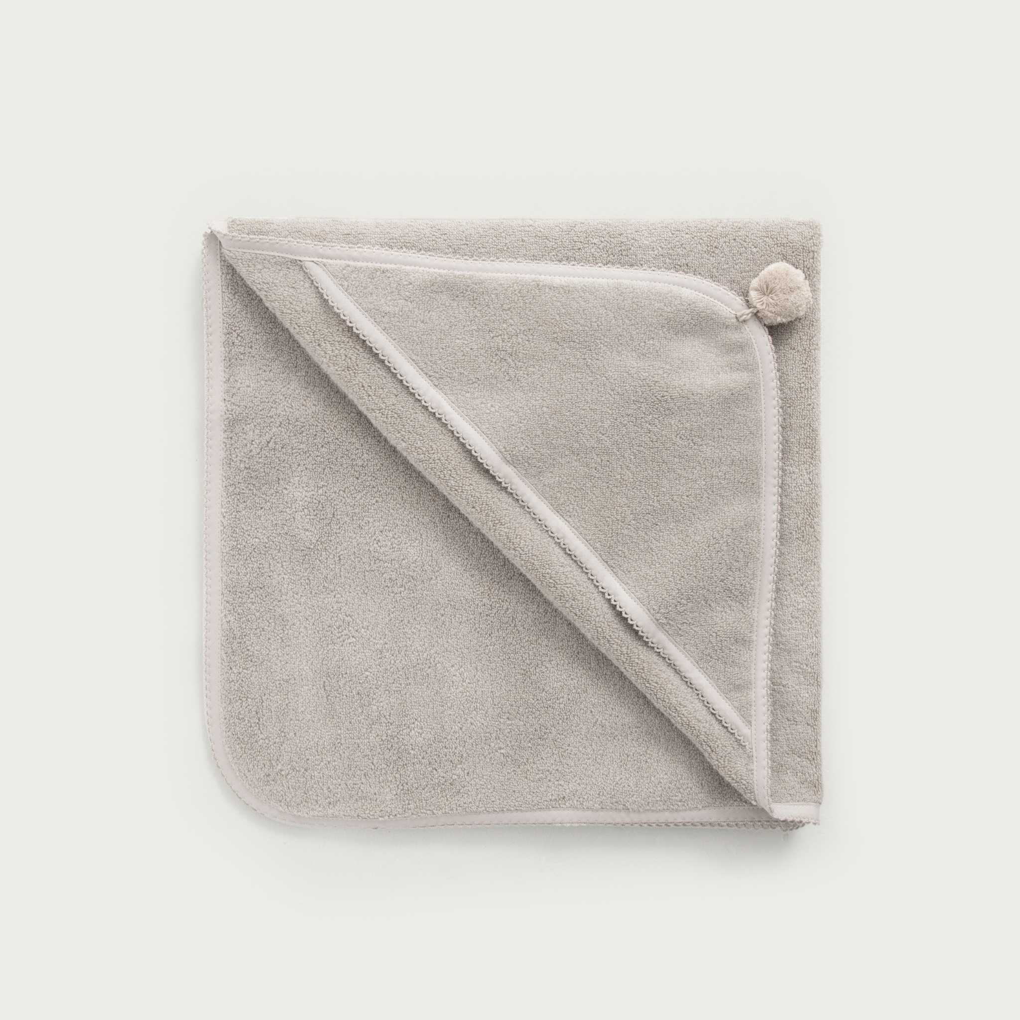 Garbo & Friends Hooded Towel - Thyme - Folded 