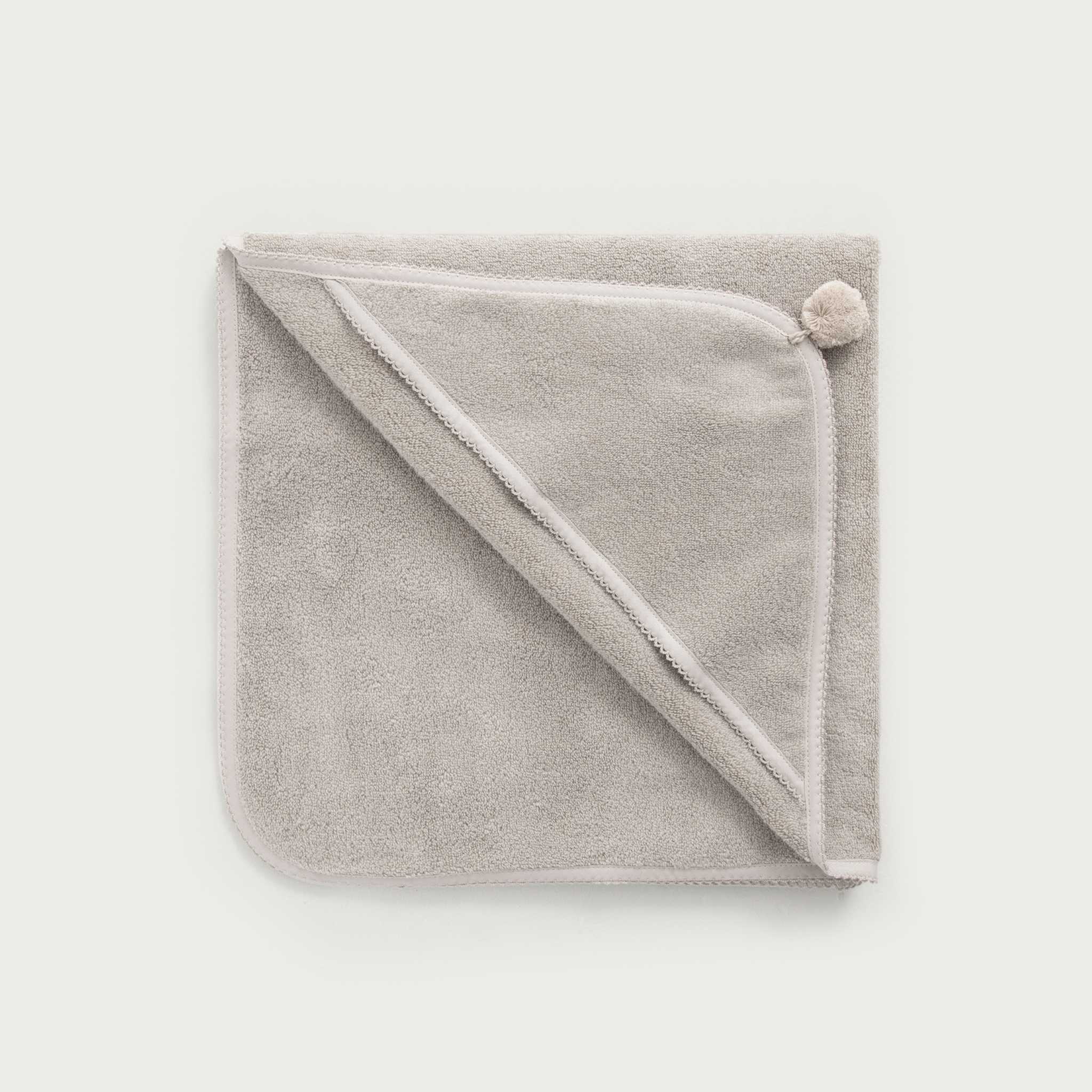 Garbo & Friends Hooded Towel - Thyme - Folded