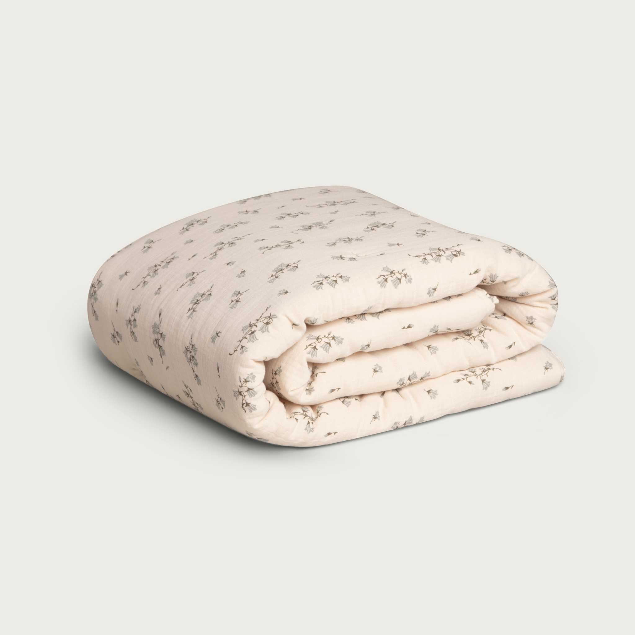 Garbo & Friends Bluebell Filled Blanket - On Grey Background