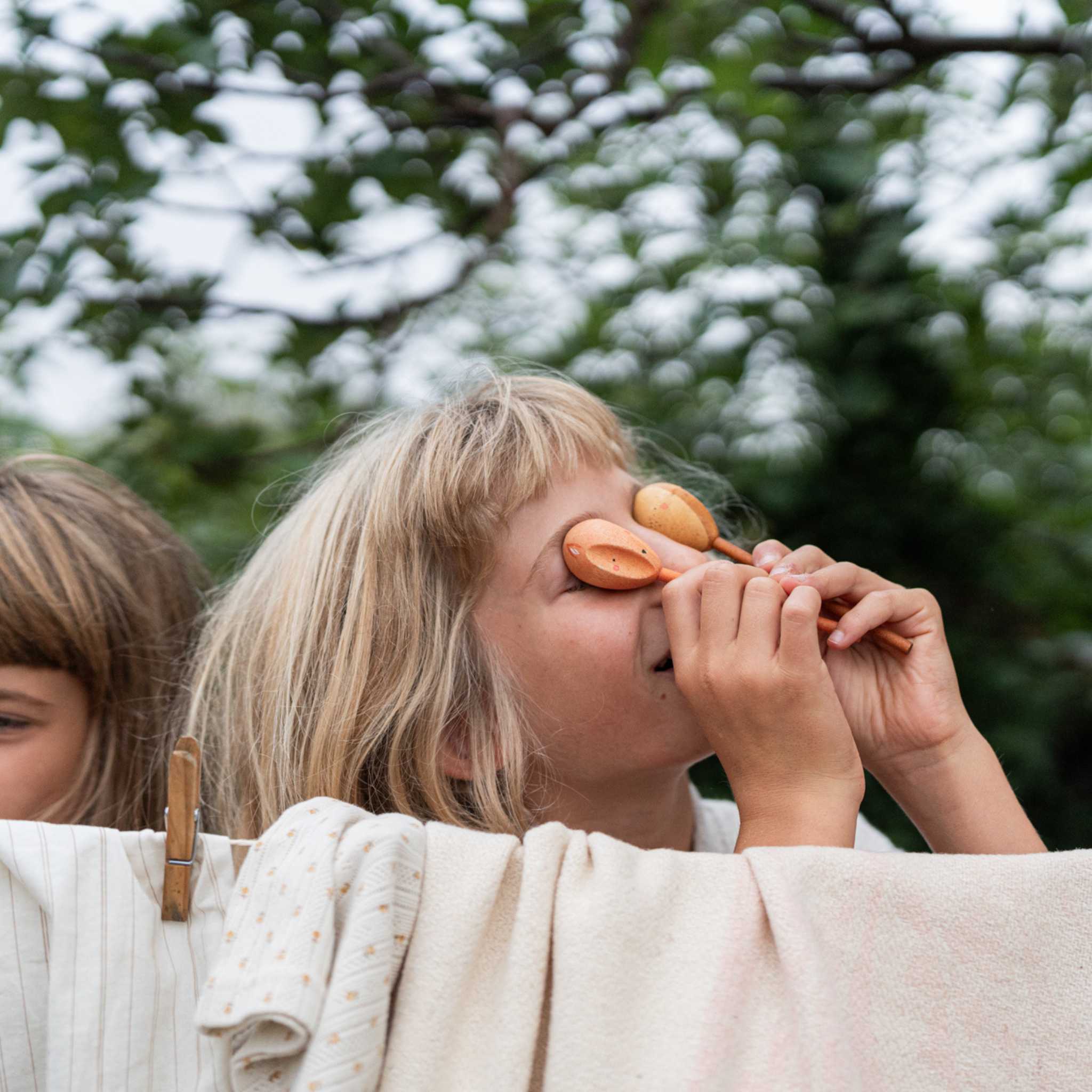 Girl With Grapat Twin Soul Puppets