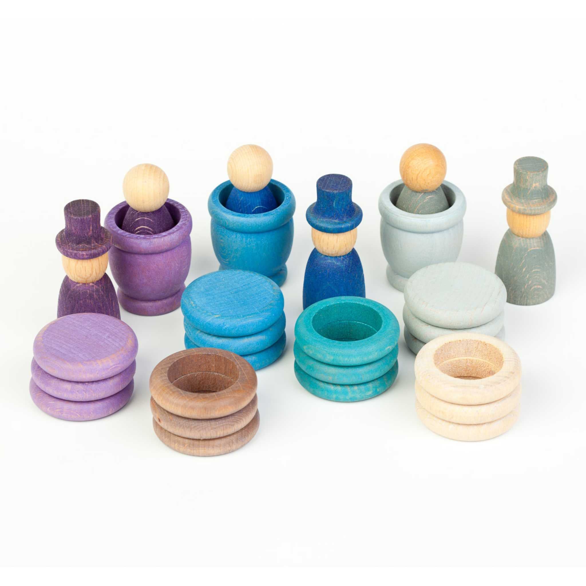 Grapat Aguamarina Winter Wooden Nins Play Set