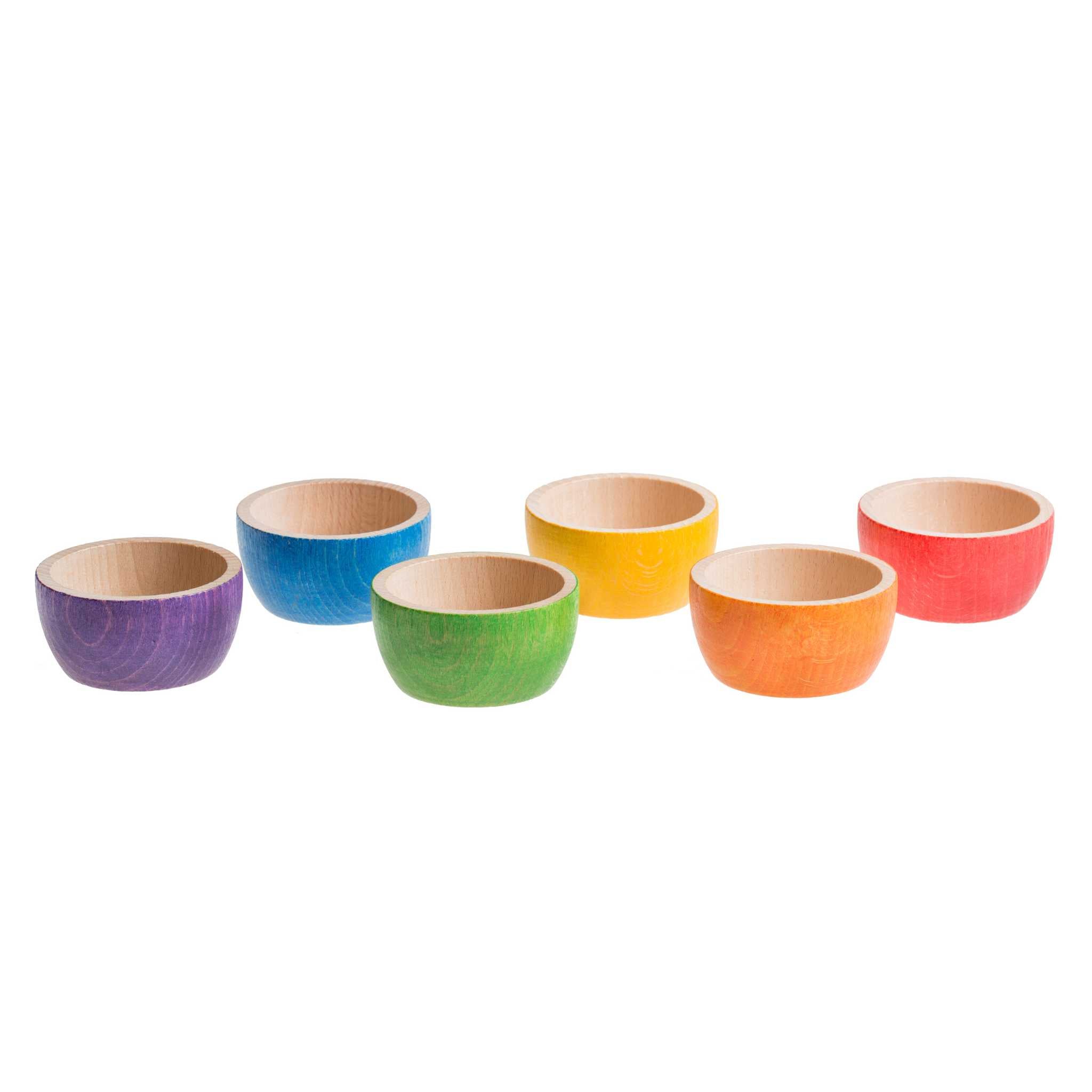 Grapat Sorting Bowls - 6 Rainbow Colours