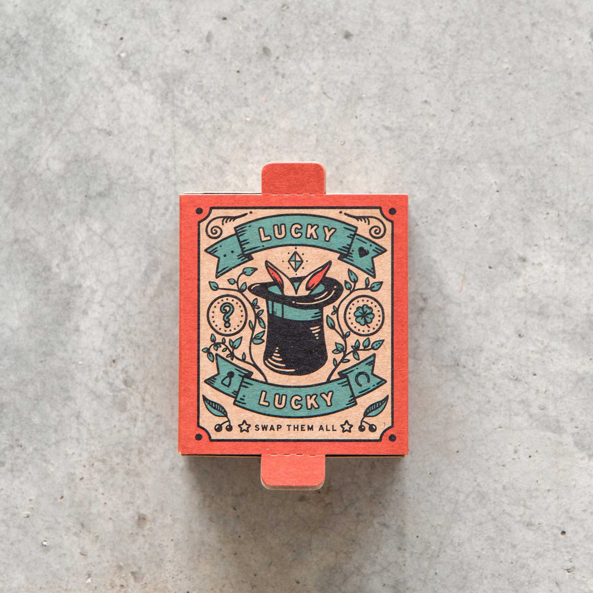 Grapat Lucky Lucky Box on Concrete Background