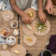 Little Hands Getting Creative With Grapat Wild Wooden Set