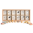 Grapat Wild- 12 Wooden Creatures with Sorting Tray