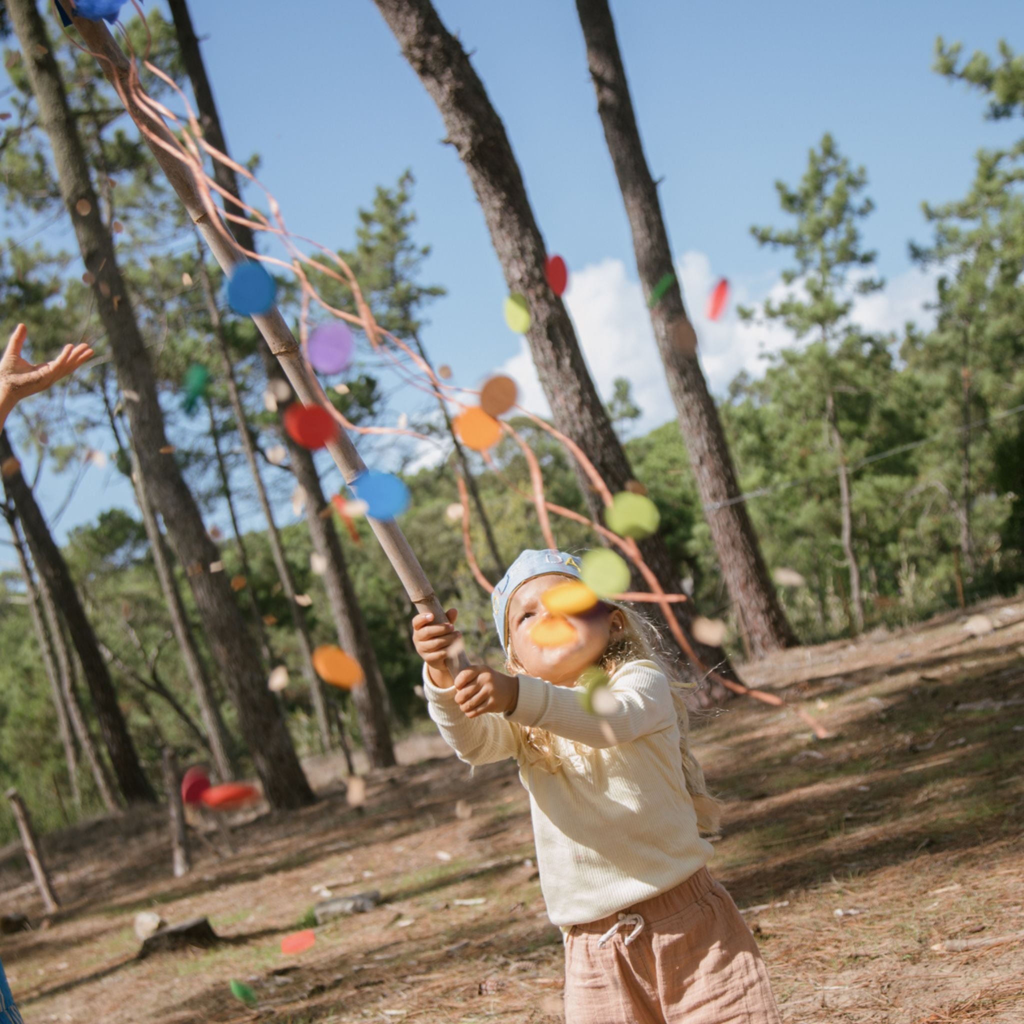 Grapat Your Day - Little Girl With Colourful Celebration Stick