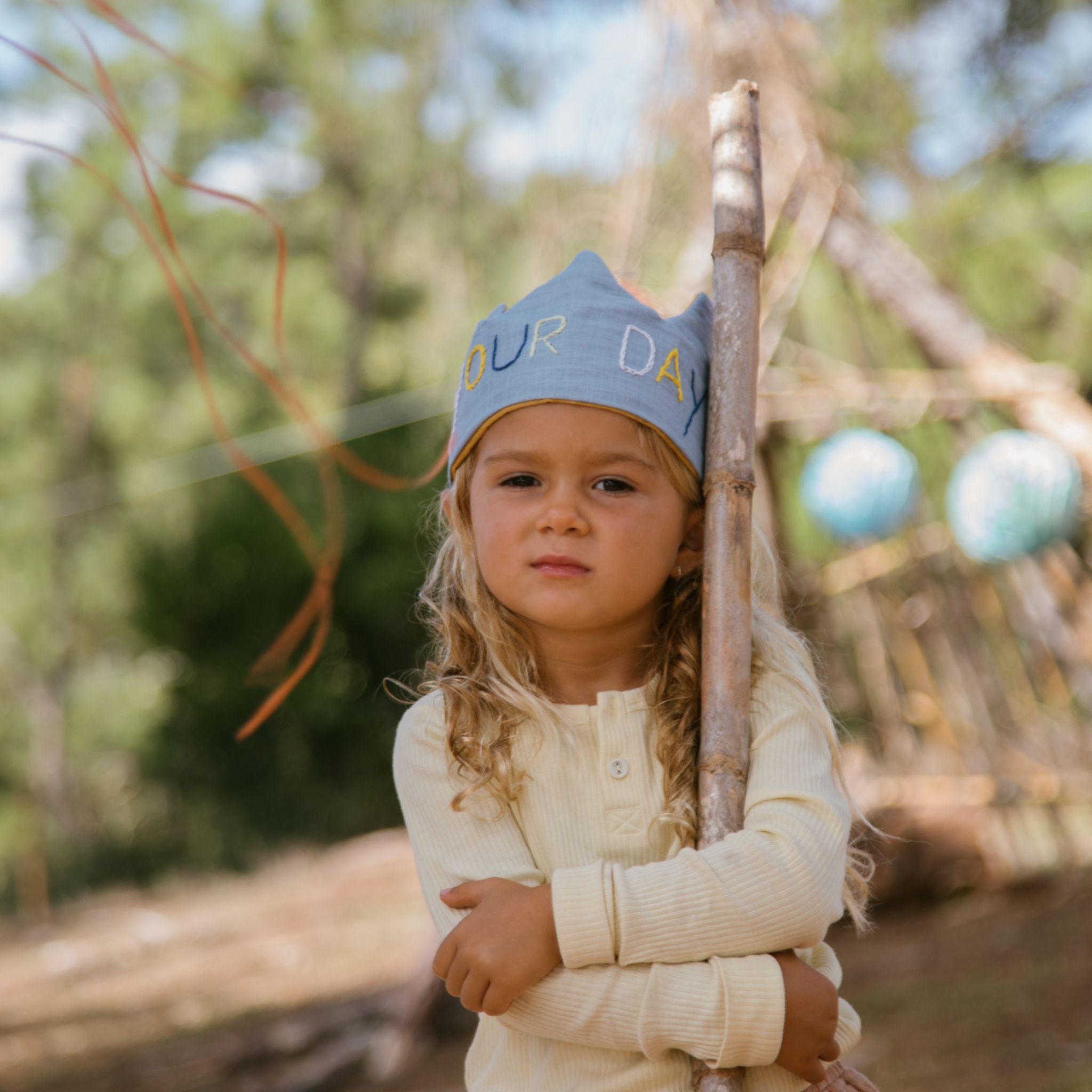 Grapat Your Day - Little Girl Wearing Crown