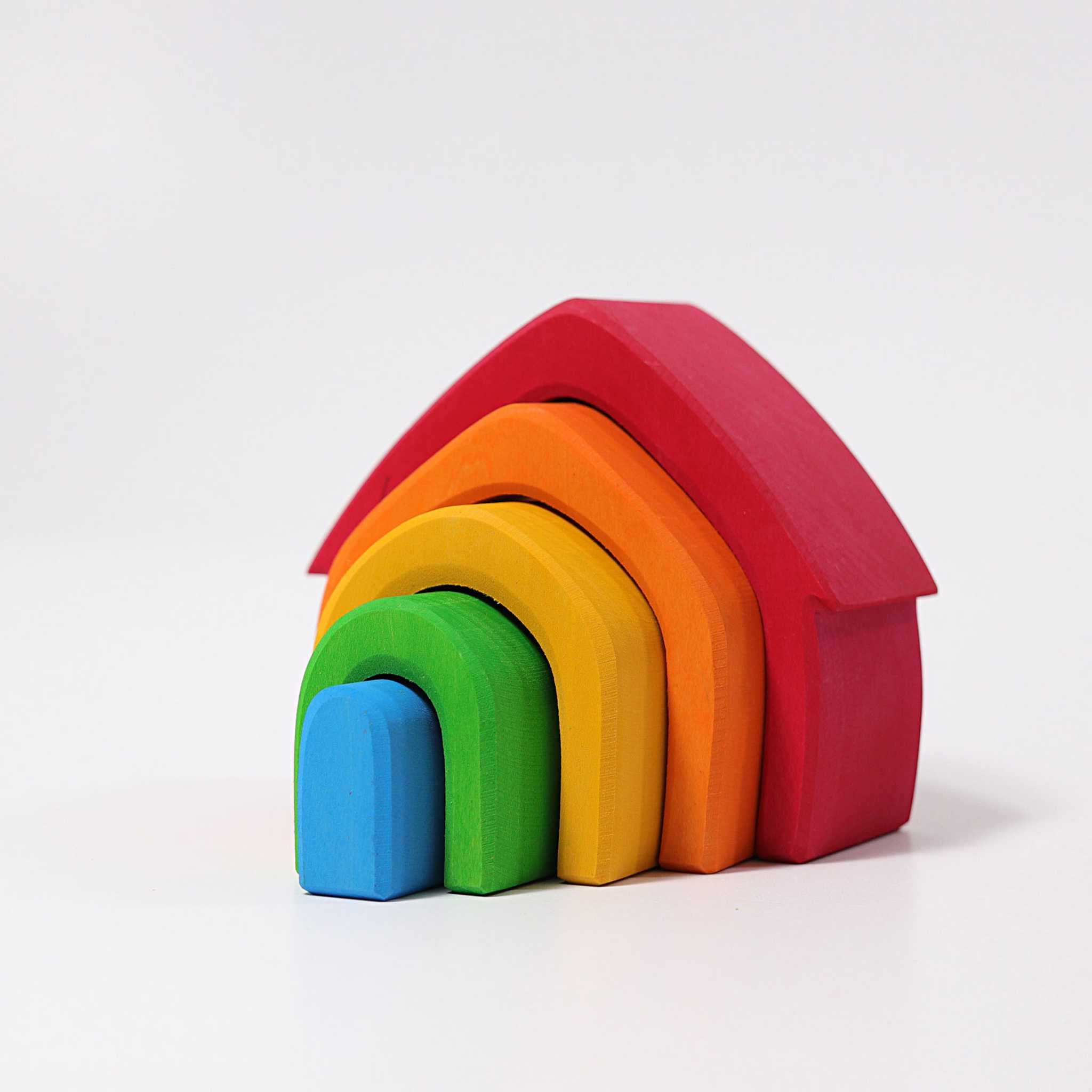 Grimm's Colourful Stacking House