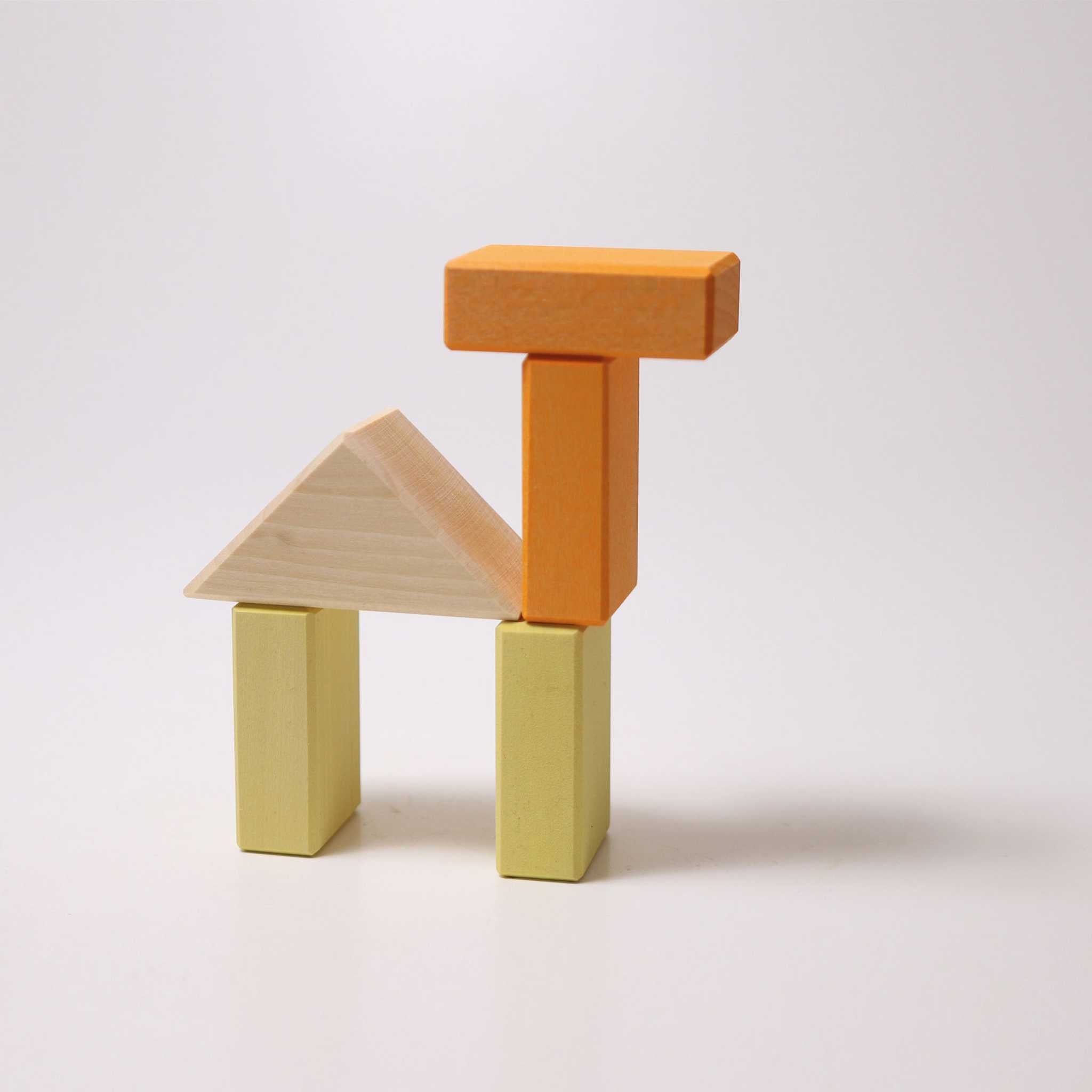  Grimm's Pastel Duo Building Blocks - Animal Shape