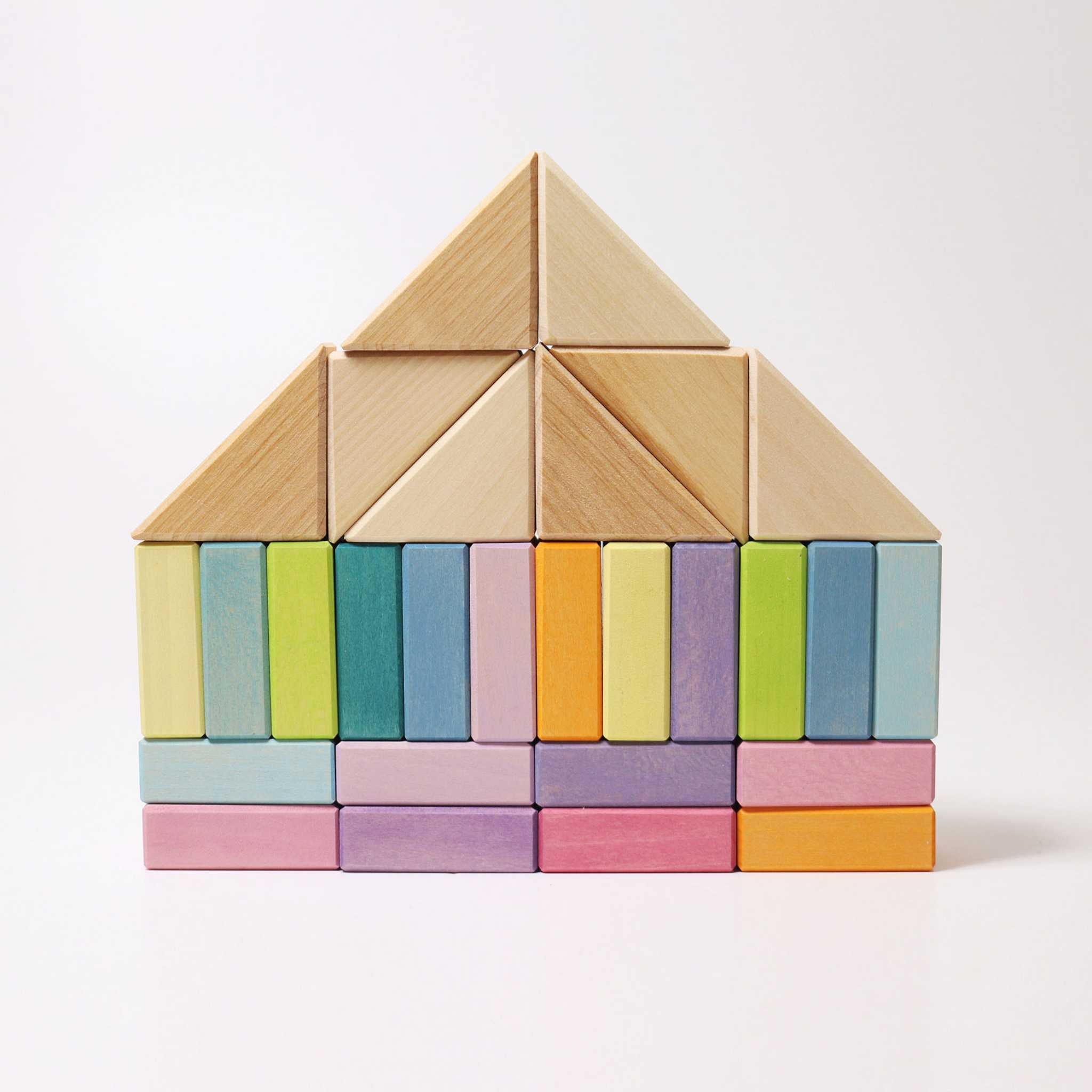 Grimm's Pastel Duo Building Blocks Building