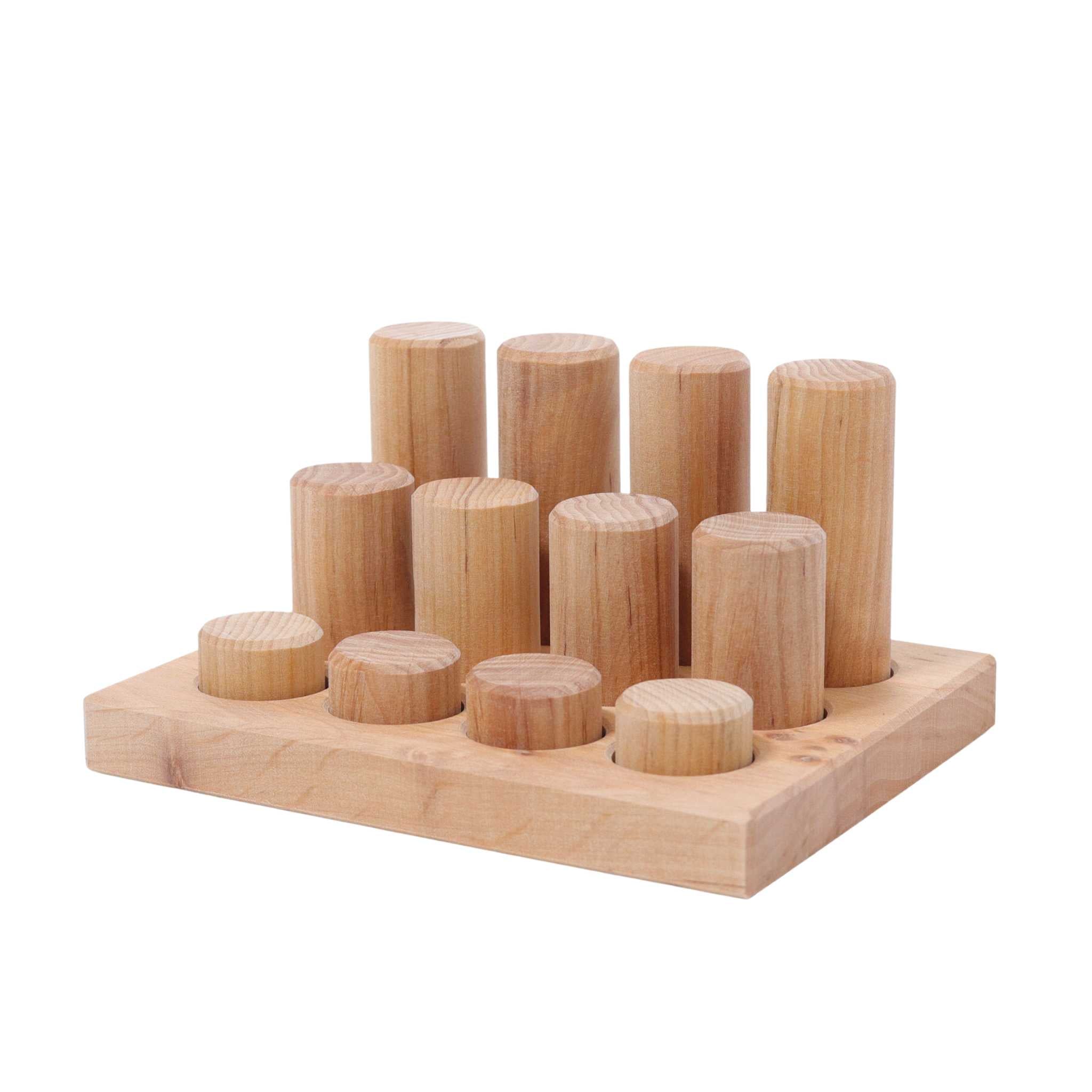 Grimm's Stacking Game Small Natural Rollers