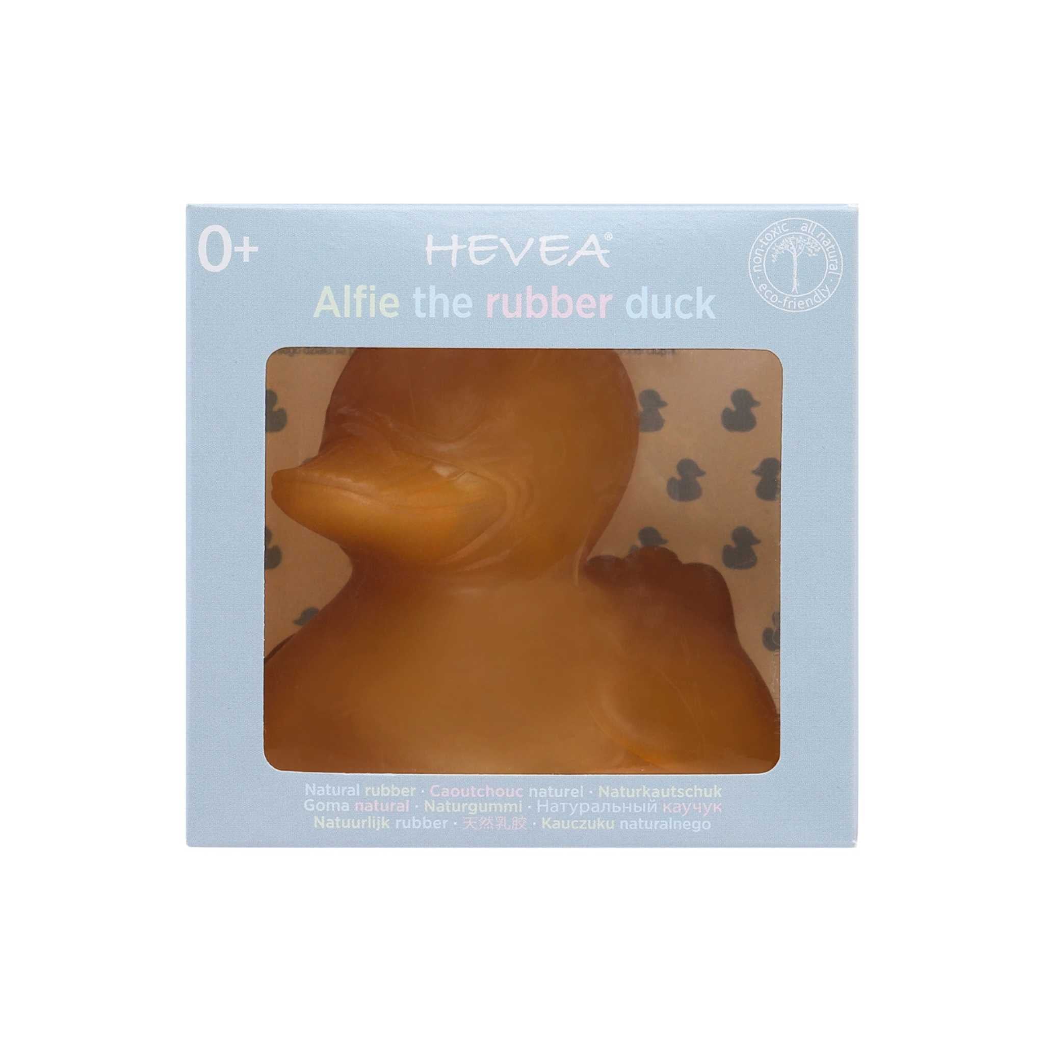 Hevea Alfie Natural Rubber Bath Toy Packaging