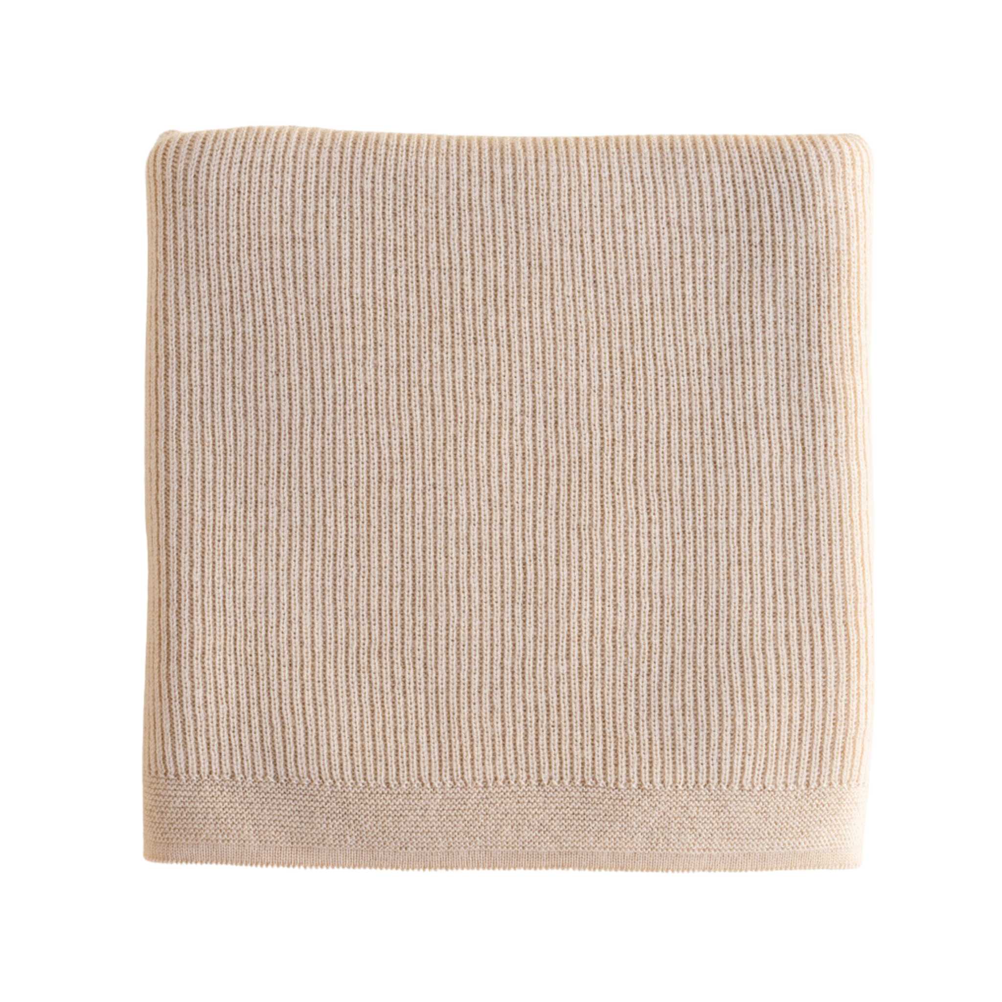 Hvid Felix Merino Wool Blanket Oat Main Image