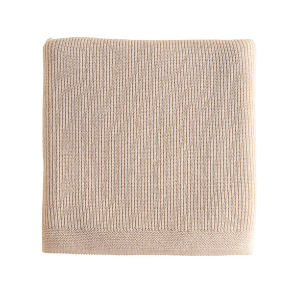 Hvid Felix Merino Wool Blanket Oat Main Image
