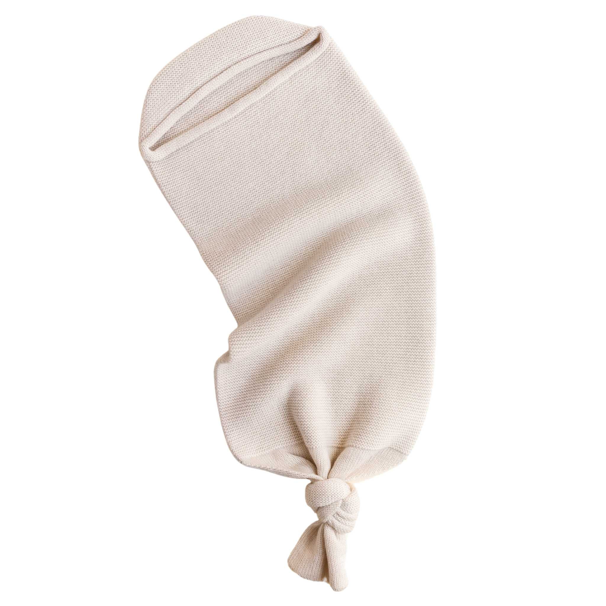 Hvid Merino Wool Cocoon In Cream