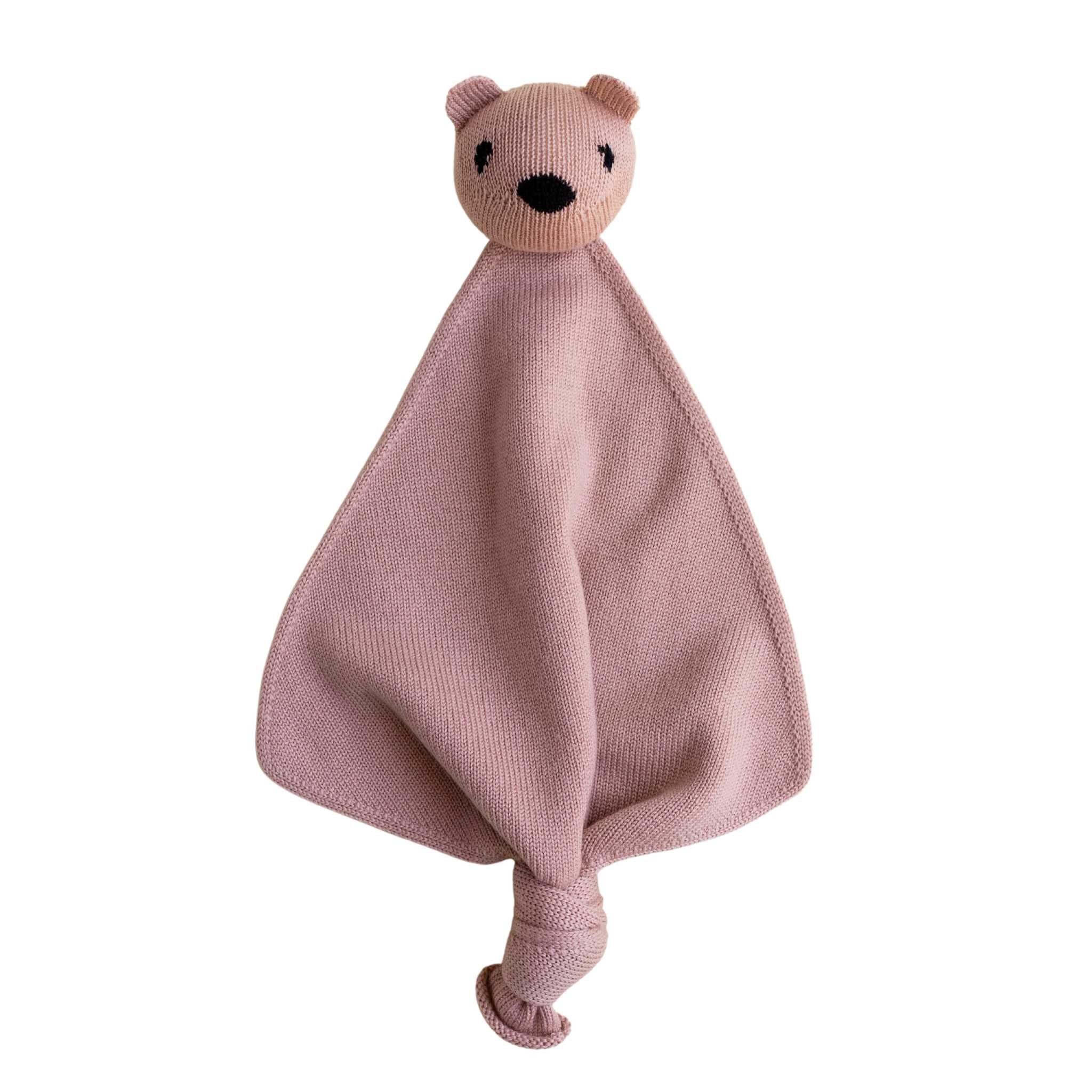 Hvid Tokki Teddy Comforter Blush