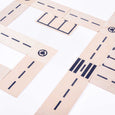 Just Blocks Just Roads Set Showing Pieces