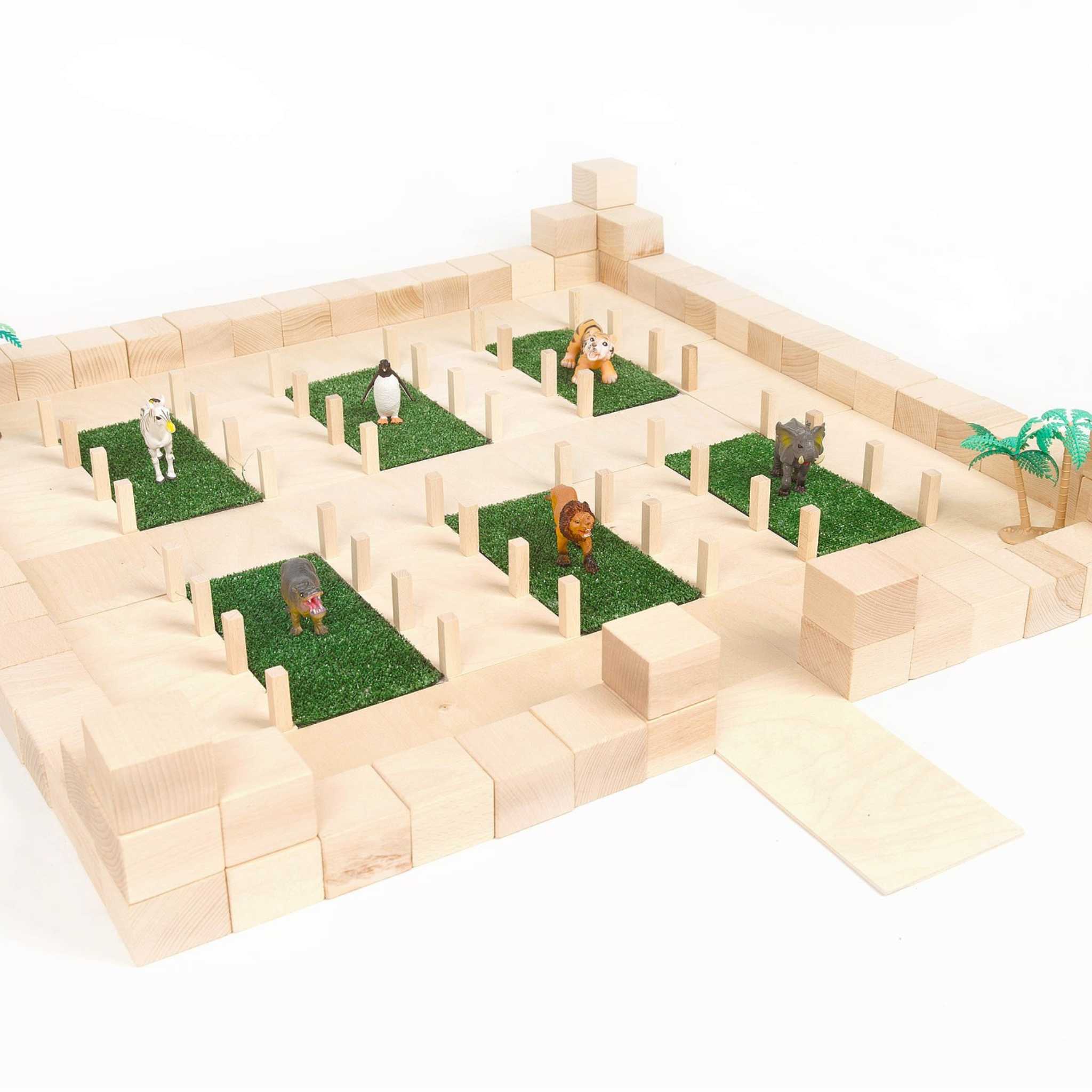 Just Blocks Medium Set Zoo Configuration