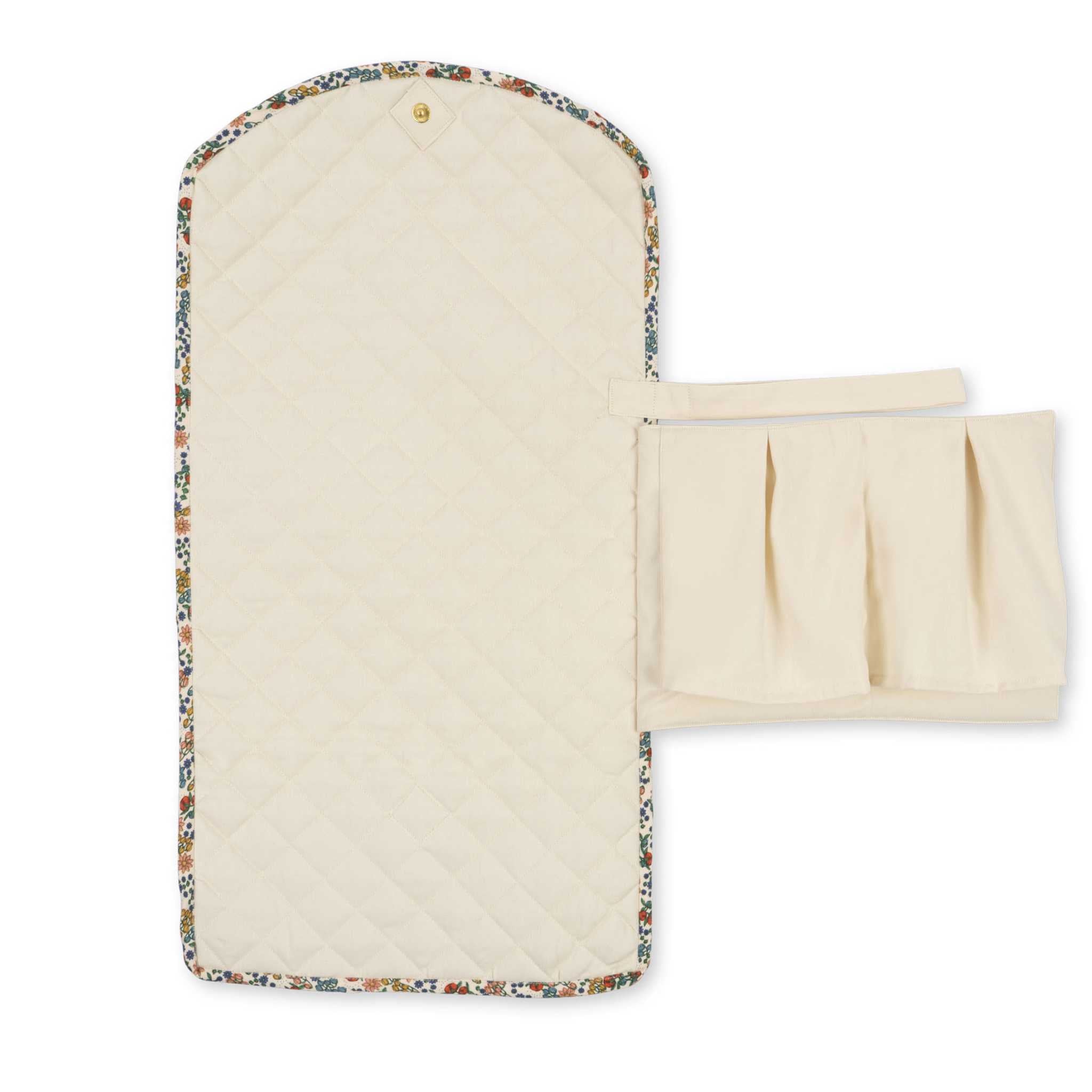 Konges Slojd BibI Fleur Changing Pad - Opened Up Showing Inside