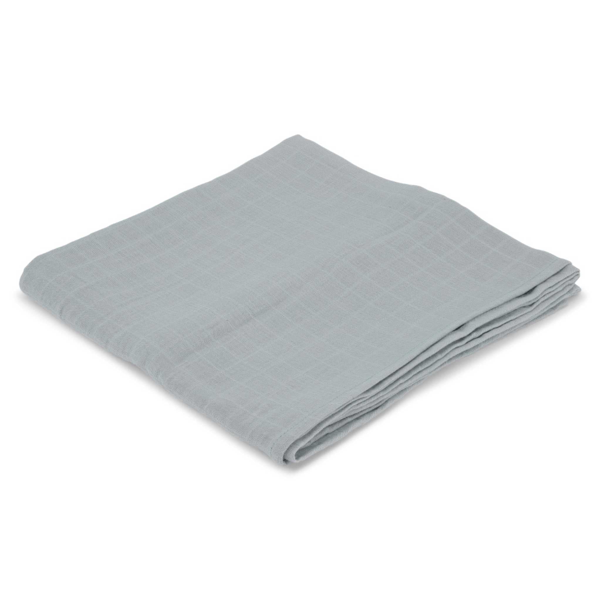 Konges Slojd Big Muslin Swaddle Blue Fog