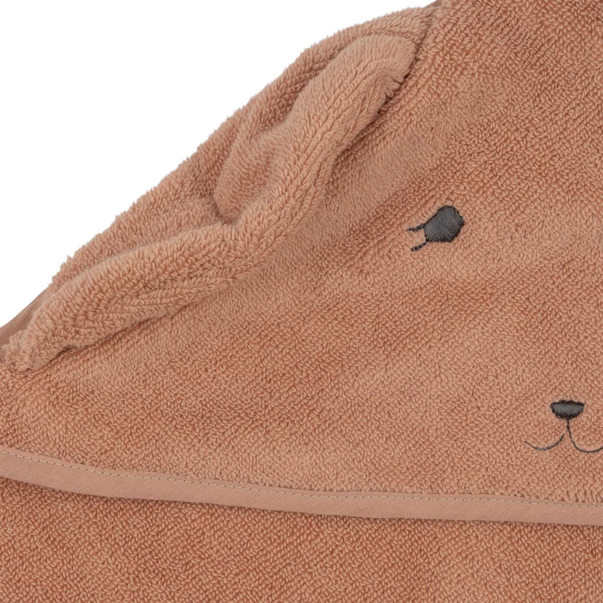 Konges Sløjd Terry Towel - Bunny Face Details