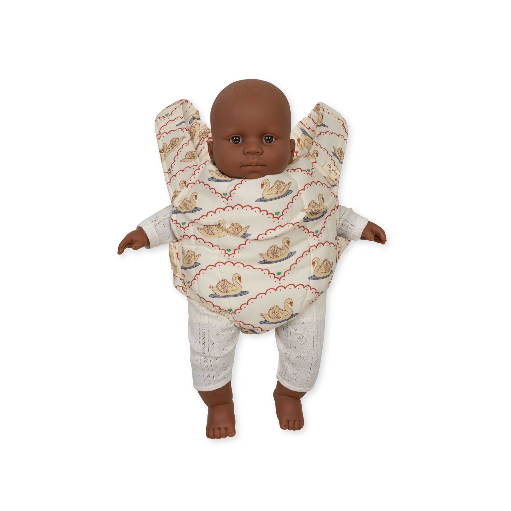 Konges-Slojd-Dolls-Carrier-Swan-Shown-On-Doll