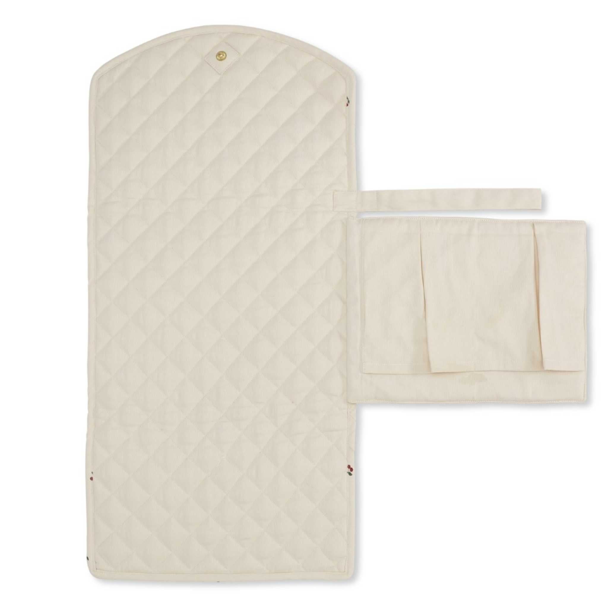 Konges Slojd Changing Pad - Lemon- Open Showing Inside