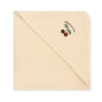 Konges Sløjd Terry Towel - Cherry Folded Showing Embroidery cherry