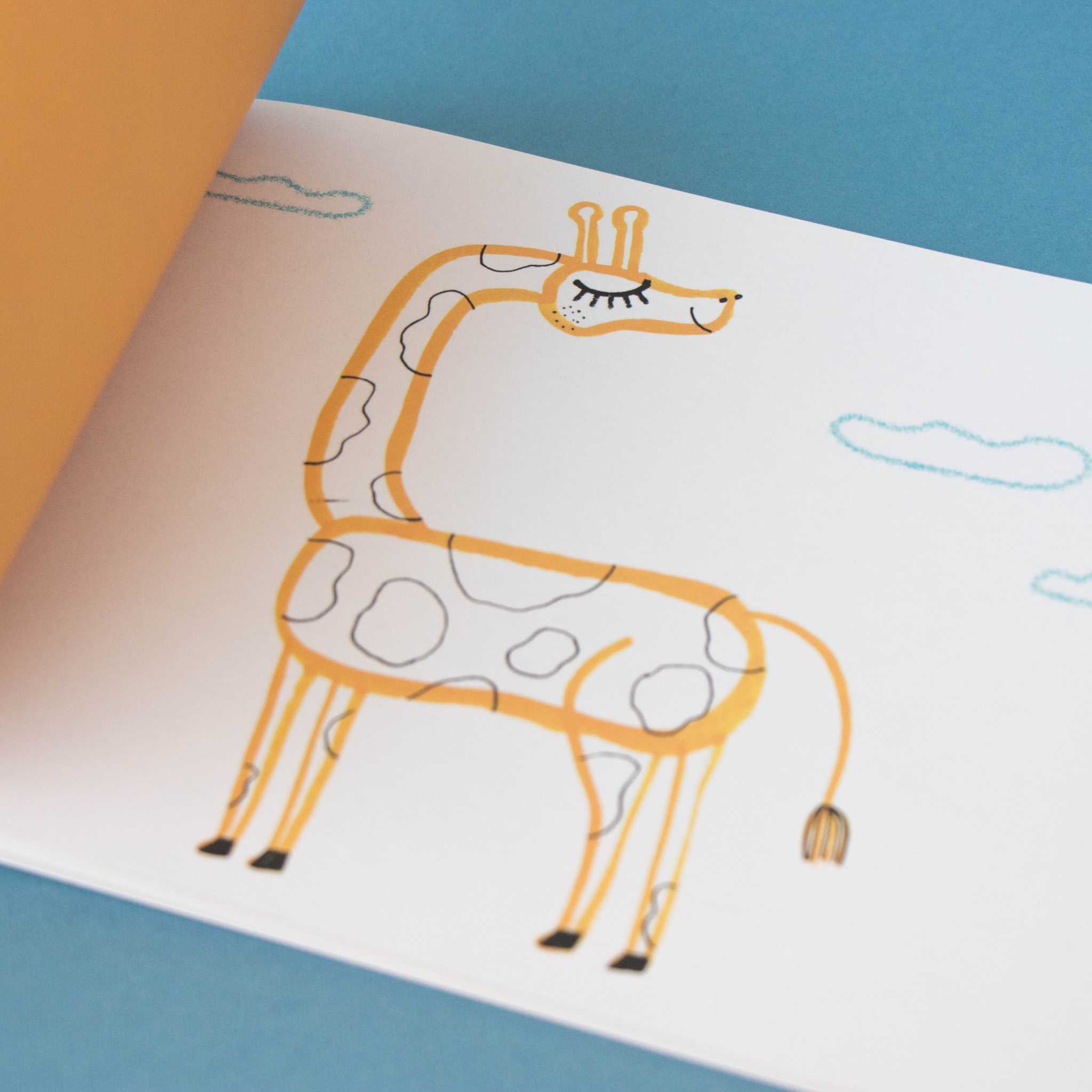 Londji Art & Painting Activity Book Giraffe Page