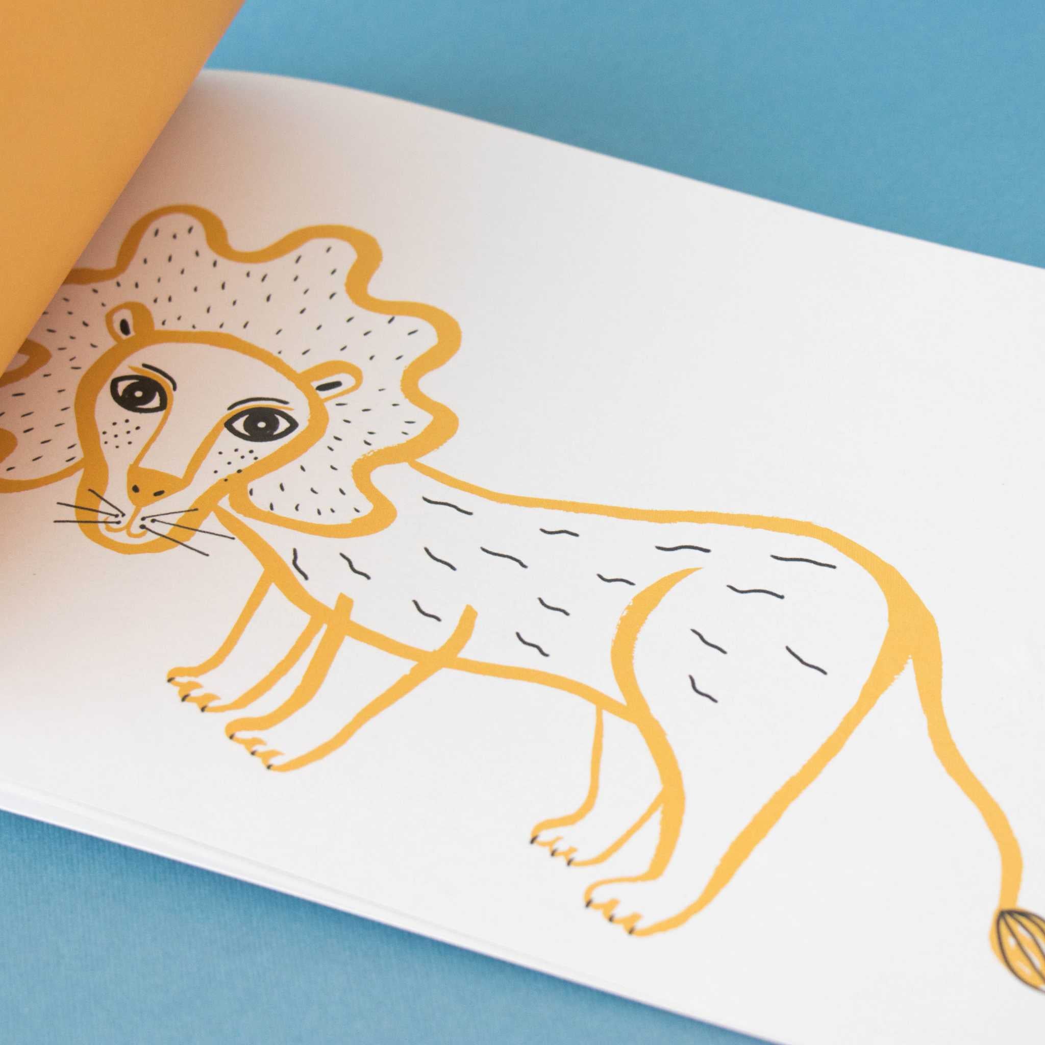 Londji Art & Painting Activity Book Lion Page