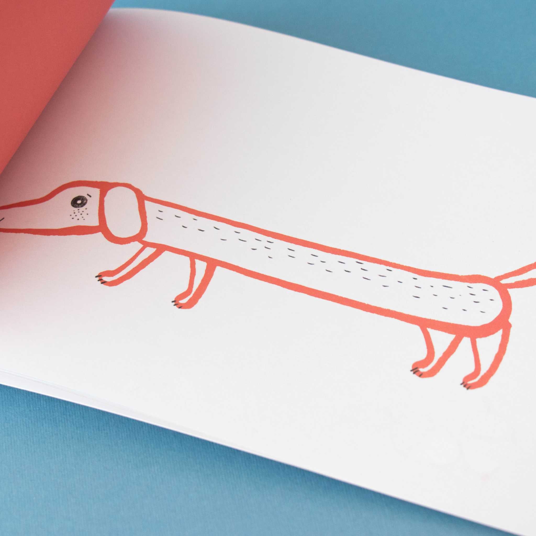 Londji Art & Painting Activity Book Sausage Dog Page