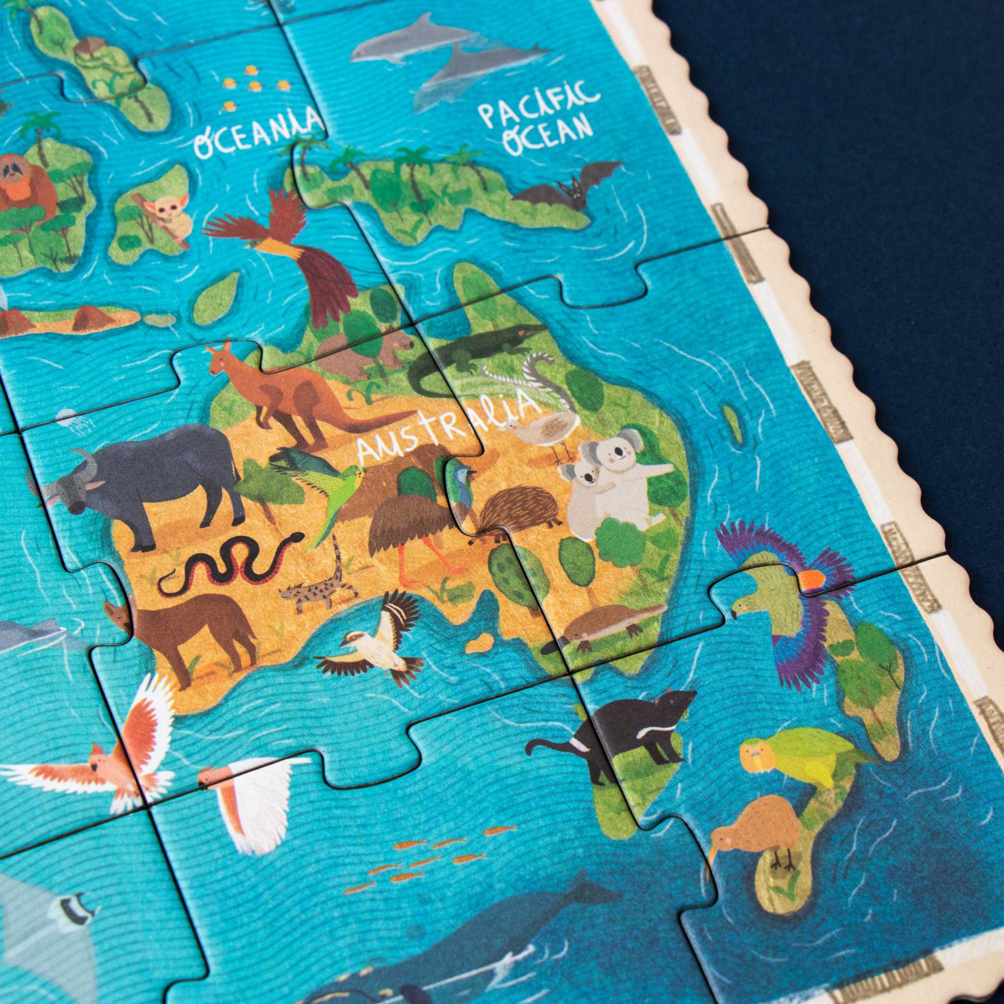 Londji Animal Jigsaw - Australia Detail