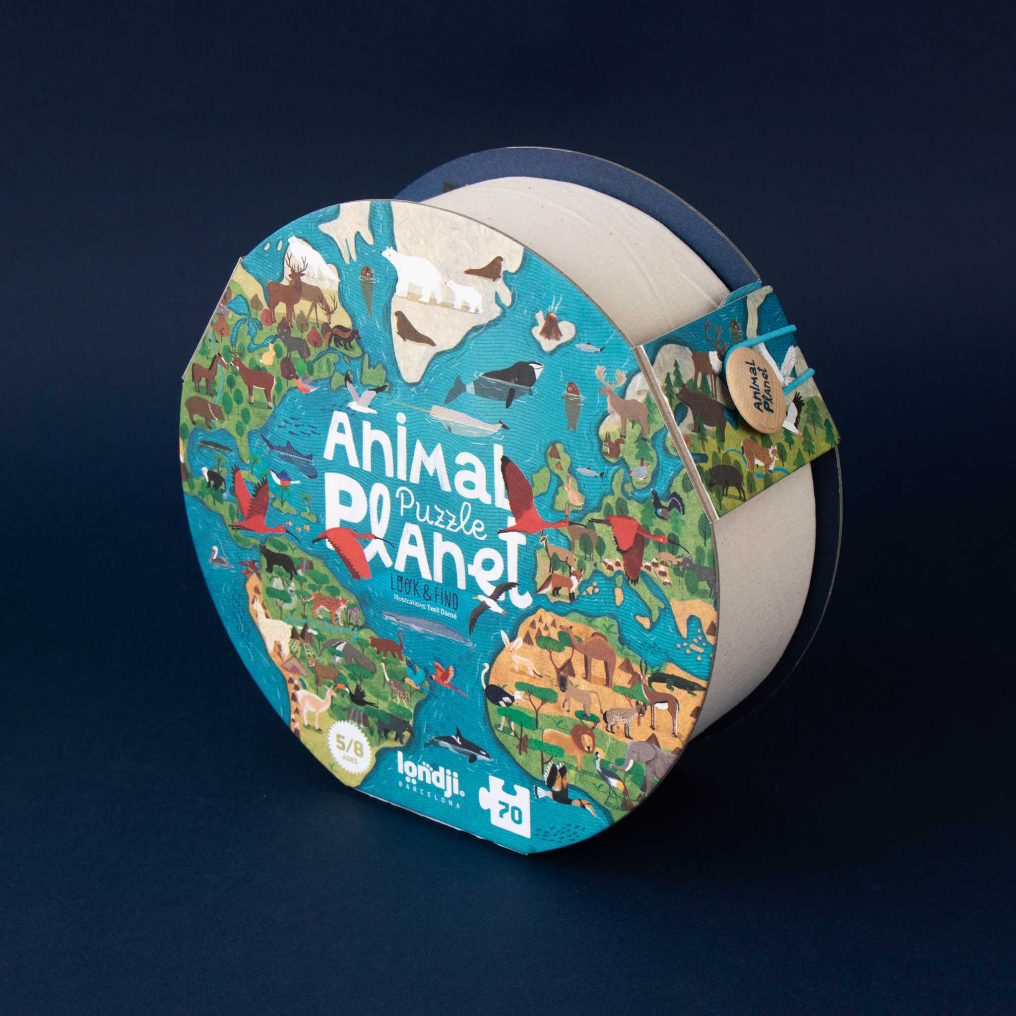Londji Animal Jigsaw - Packaging Side On
