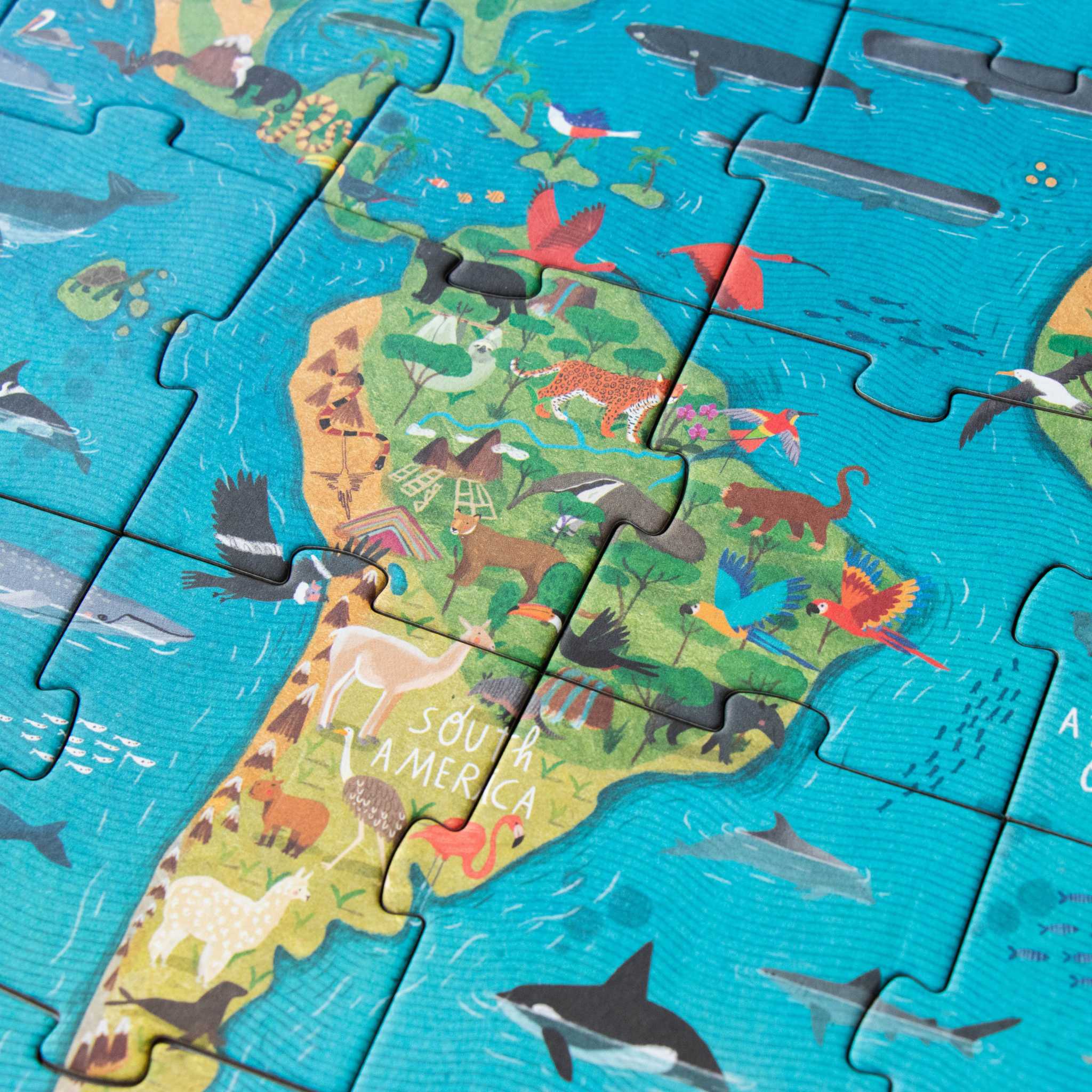 Londji Animal Jigsaw - South America Detail
