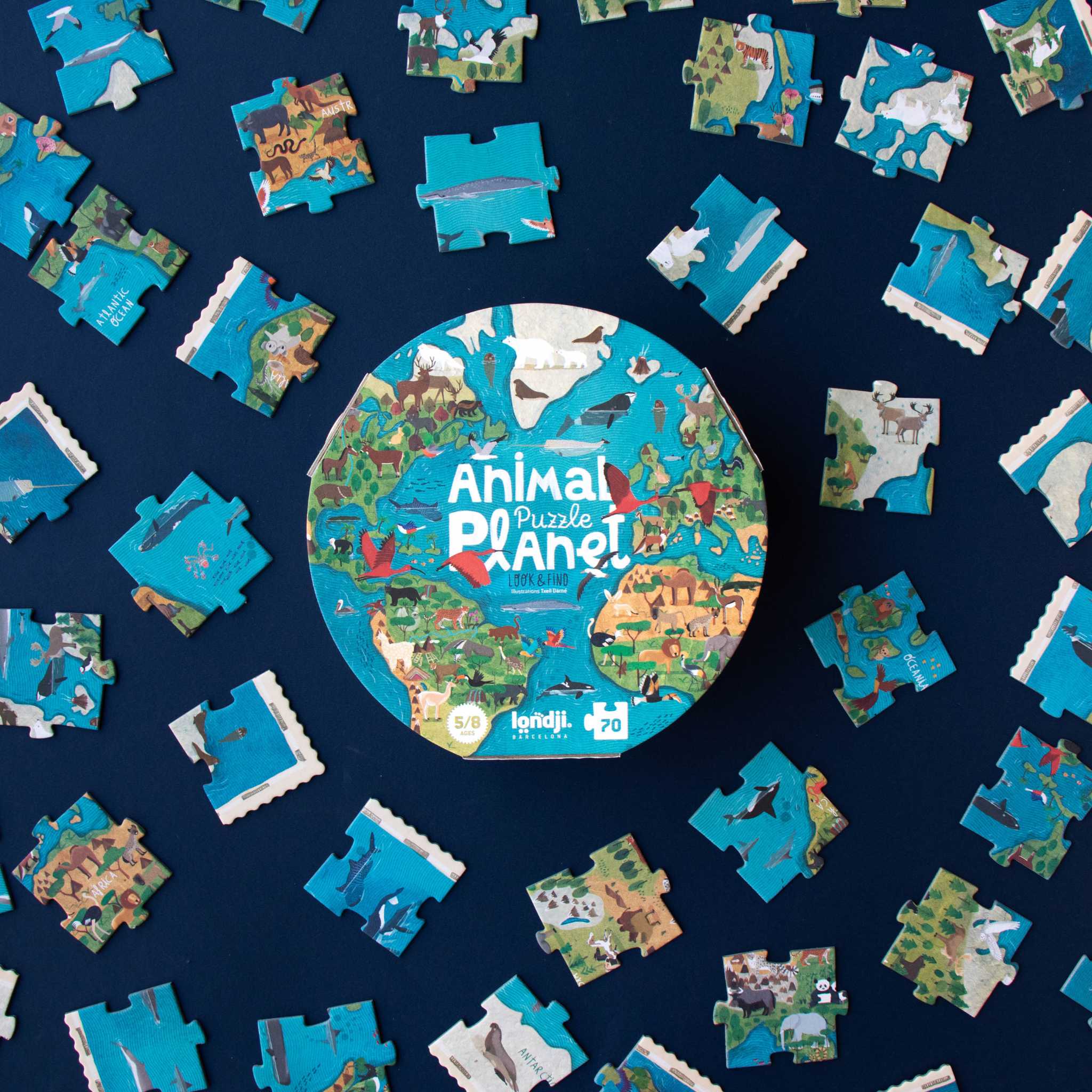 Londji Animal Jigsaw - Styled Pieces with Box