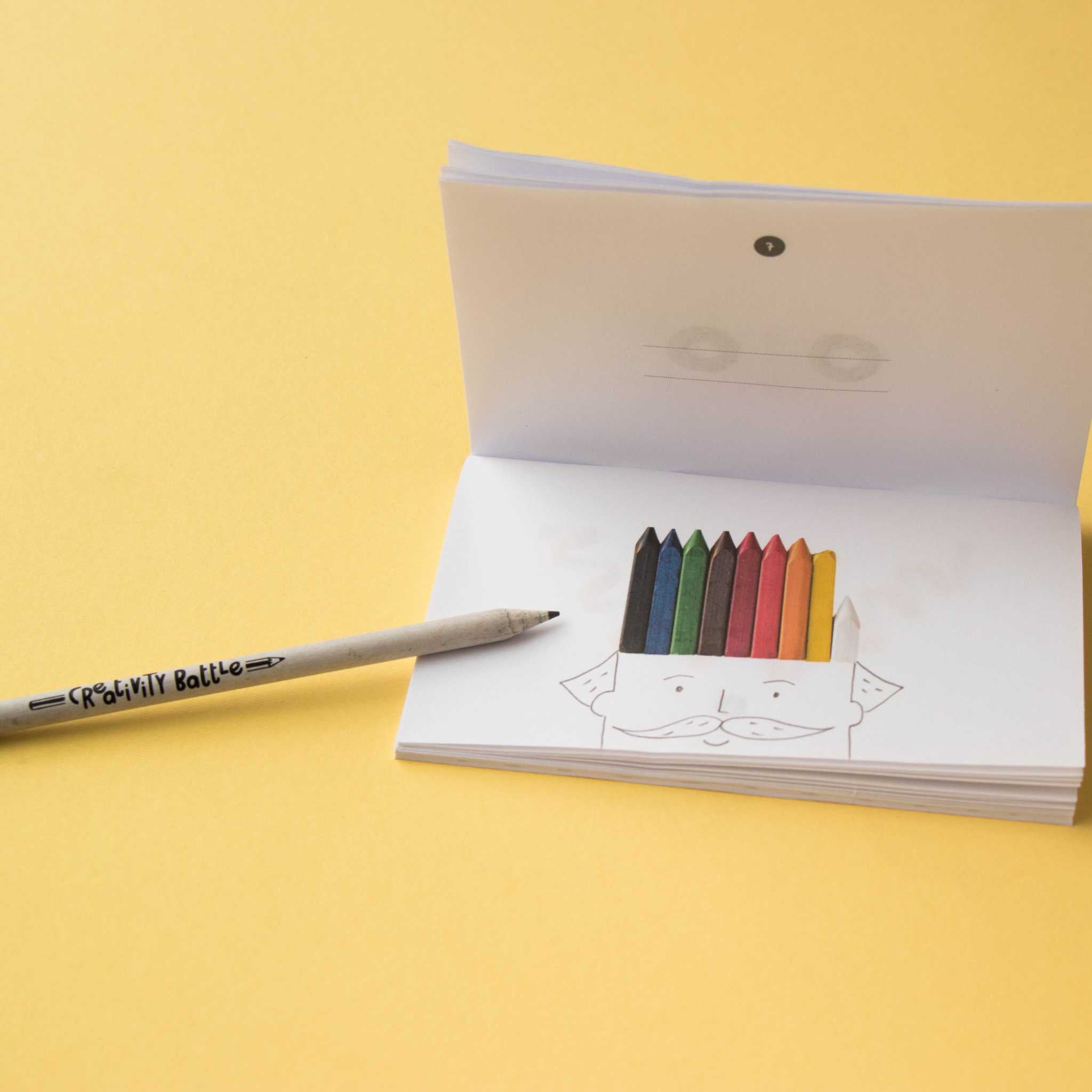 Londji Creativity Battle Activity Notebook And Pencil Close Up