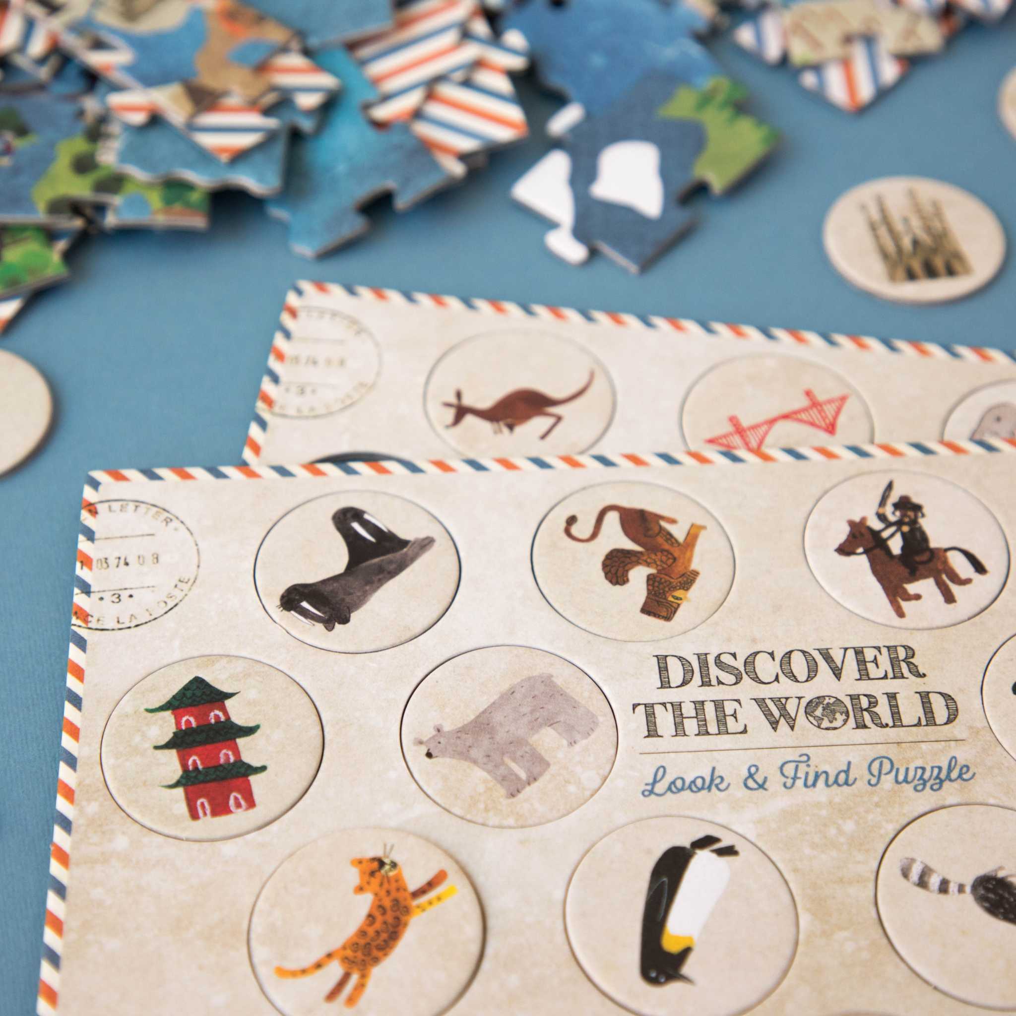 Londji Discover The World Jigsaw Close Up And Search Pieces